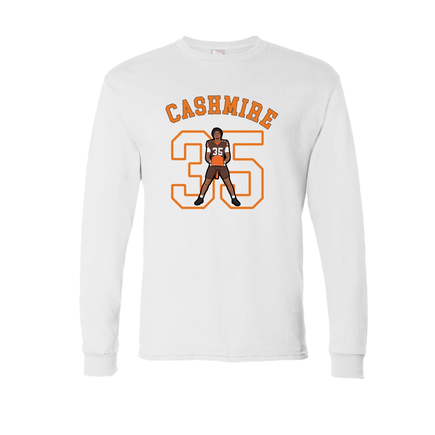 Long Sleeve Tee — Shirsey Arch in White