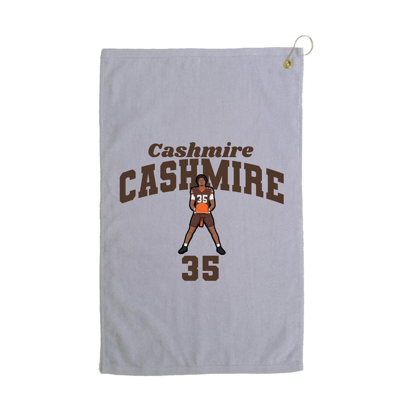 Golf Towel — Signature Arch in Grey