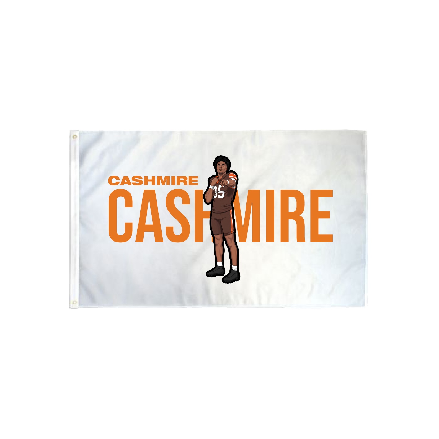 3x5 Flag — Player Name in Classic