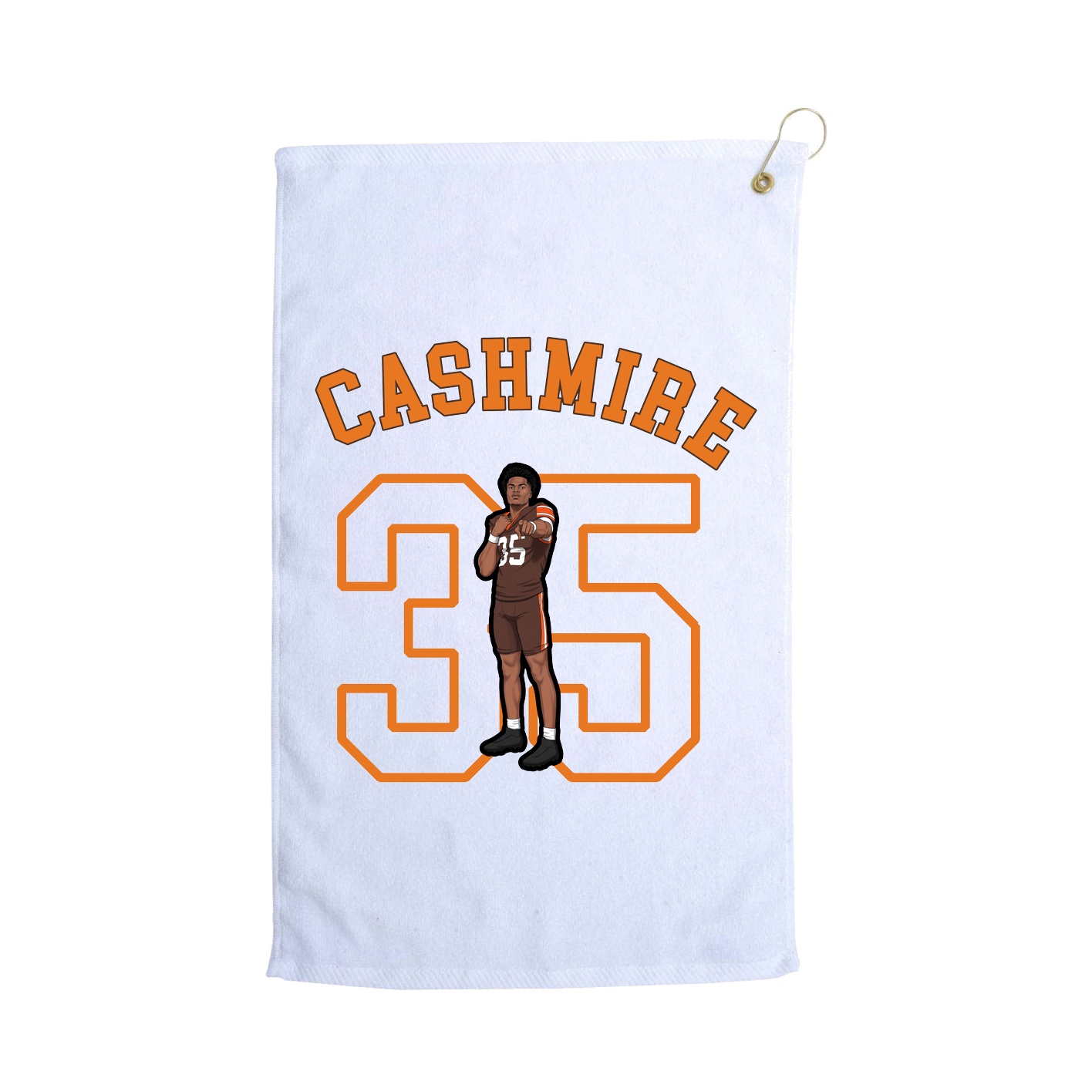 Golf Towel — Shirsey Arch in White