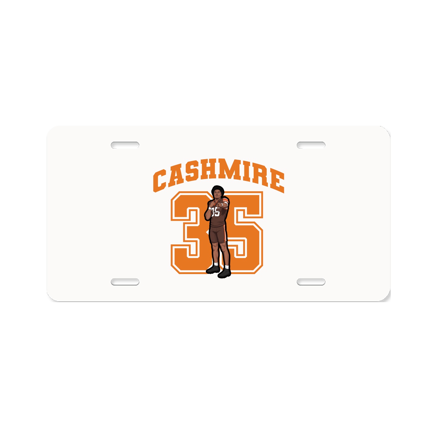 License Plate — Number in Classic