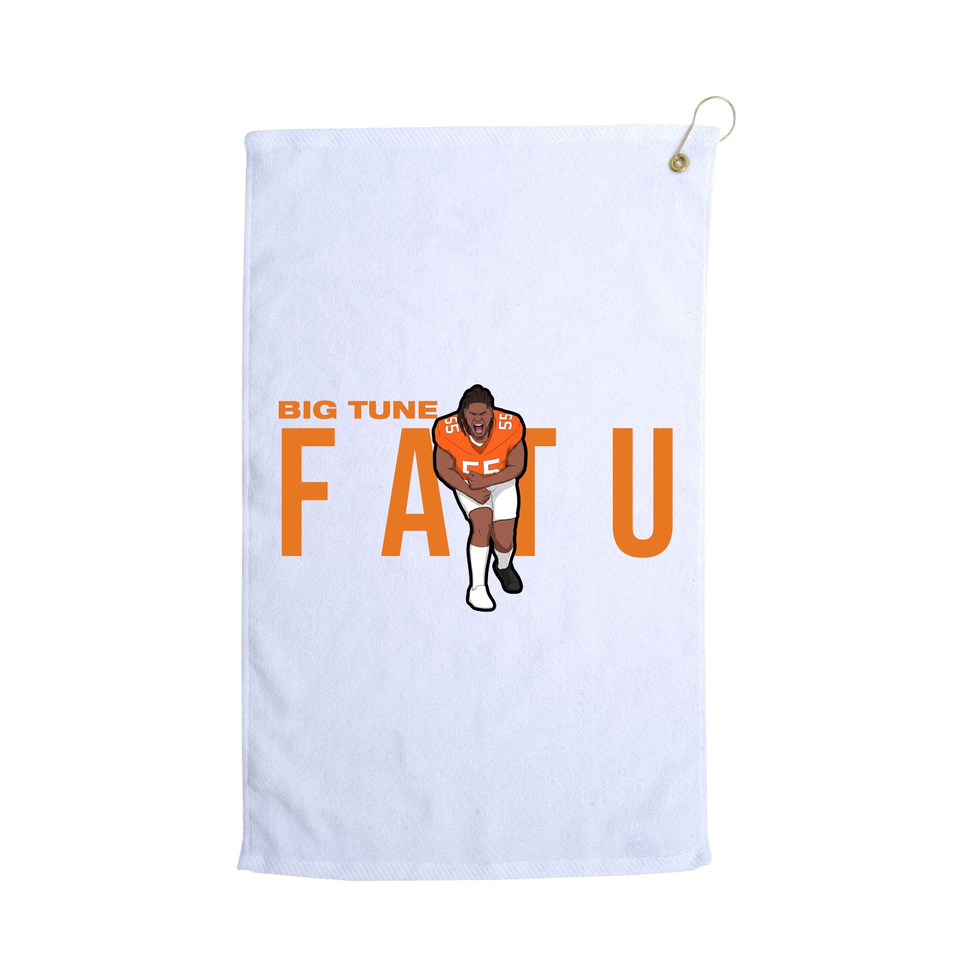 Golf Towel — Player Name in White