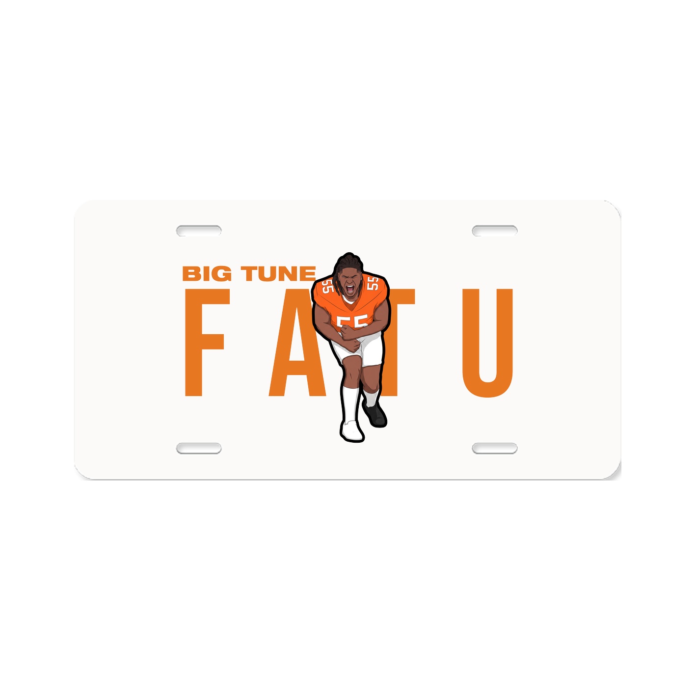License Plate — Player Name in Classic