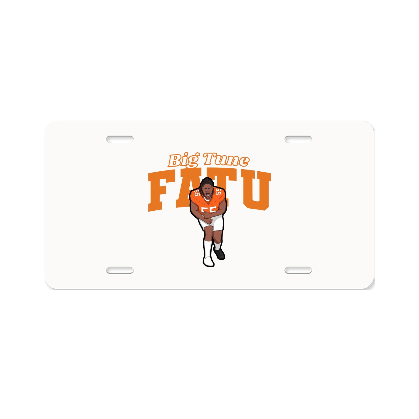 License Plate — Name Arch in Classic