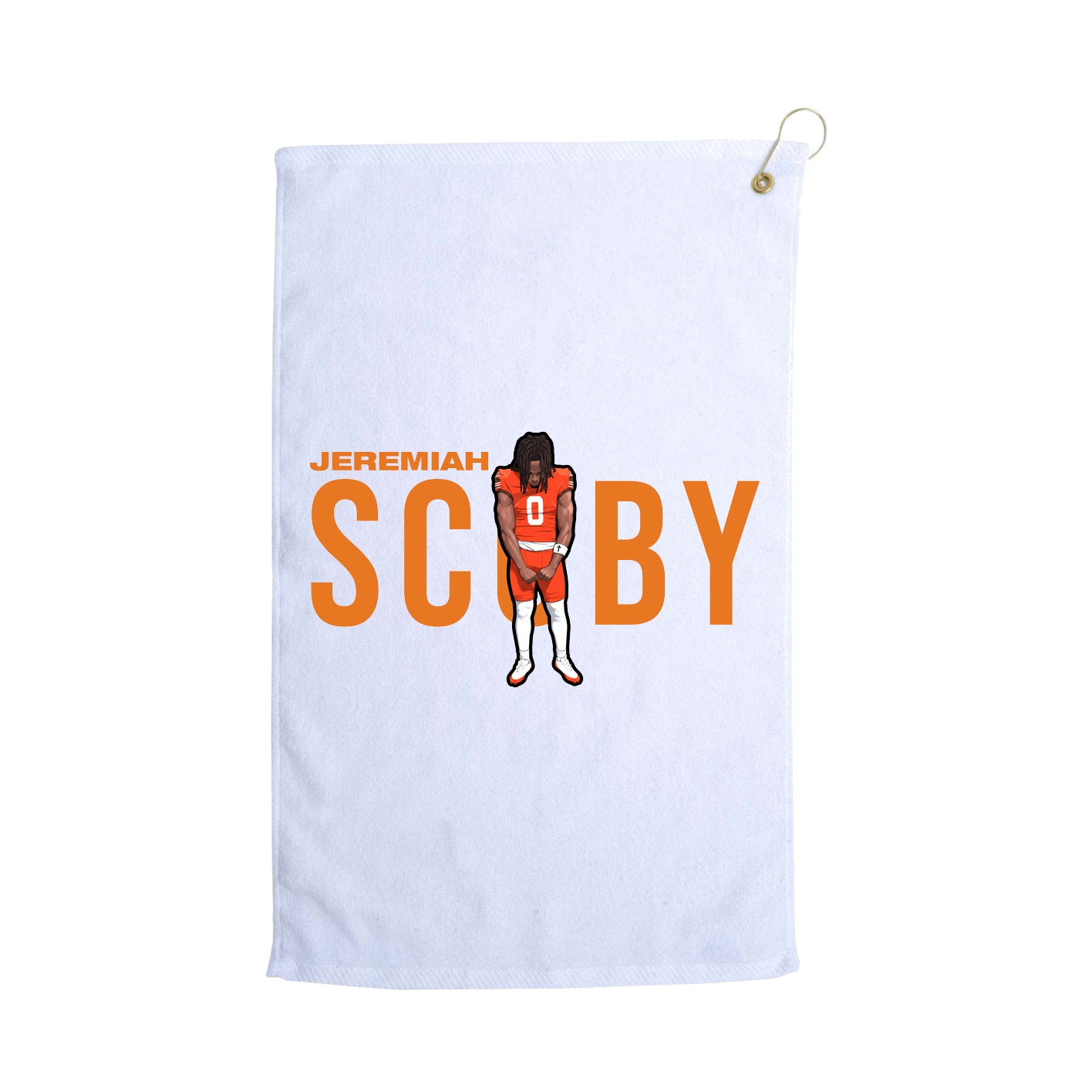 Golf Towel — Player Name in White