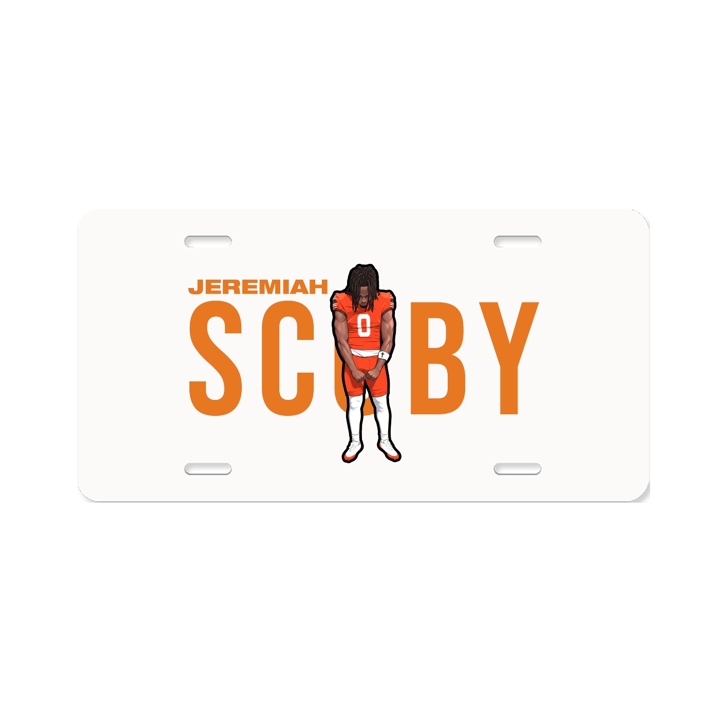 License Plate — Player Name in Classic