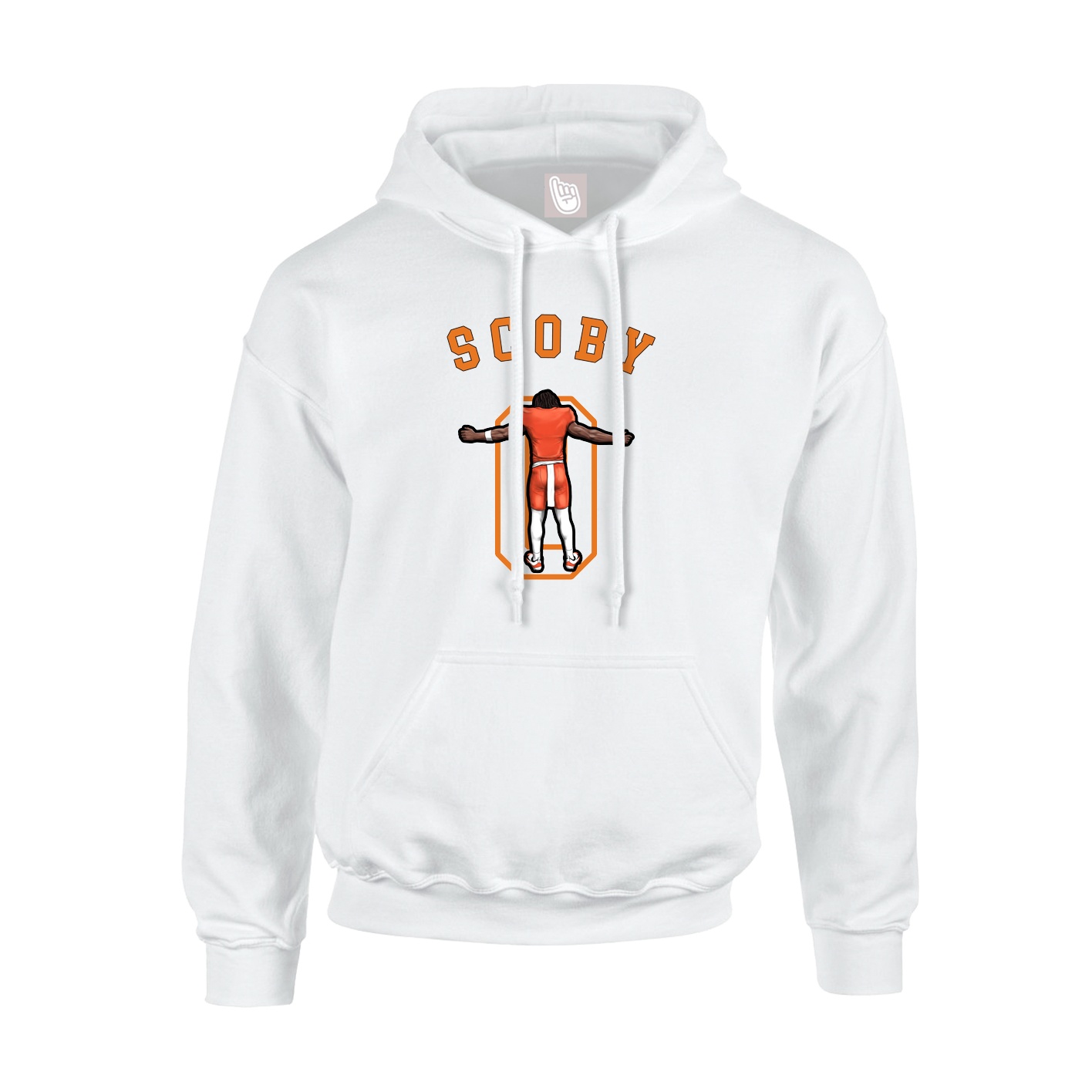 Youth Hoodie — Shirsey Arch in White