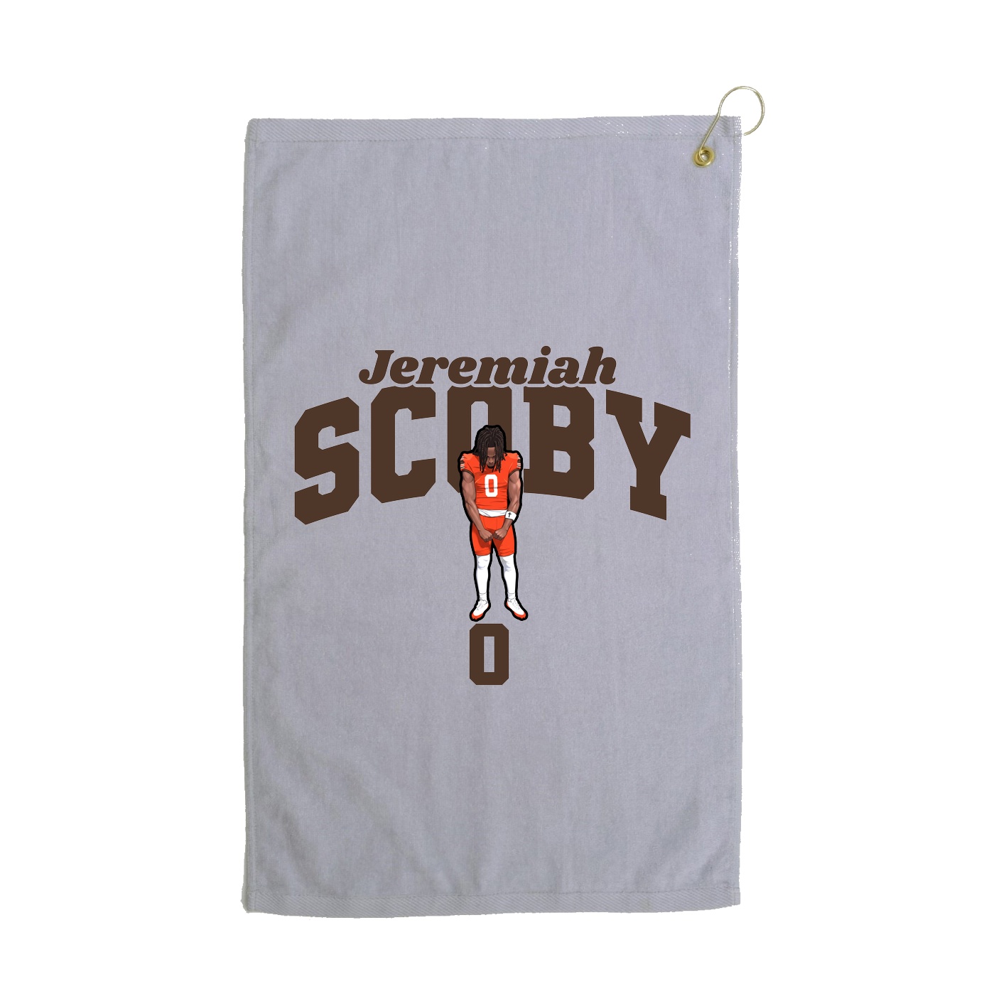 Golf Towel — Signature Arch in Grey