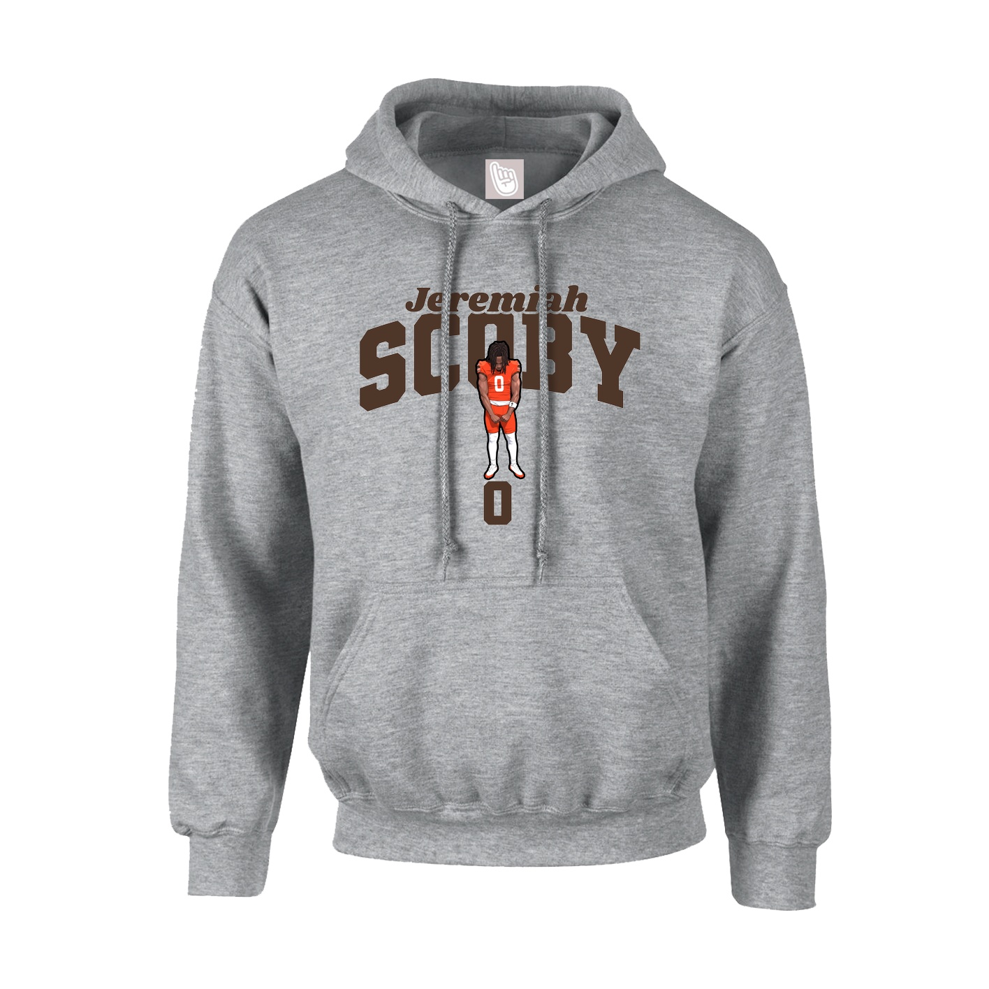 Hoodie — Signature Arch in Grey