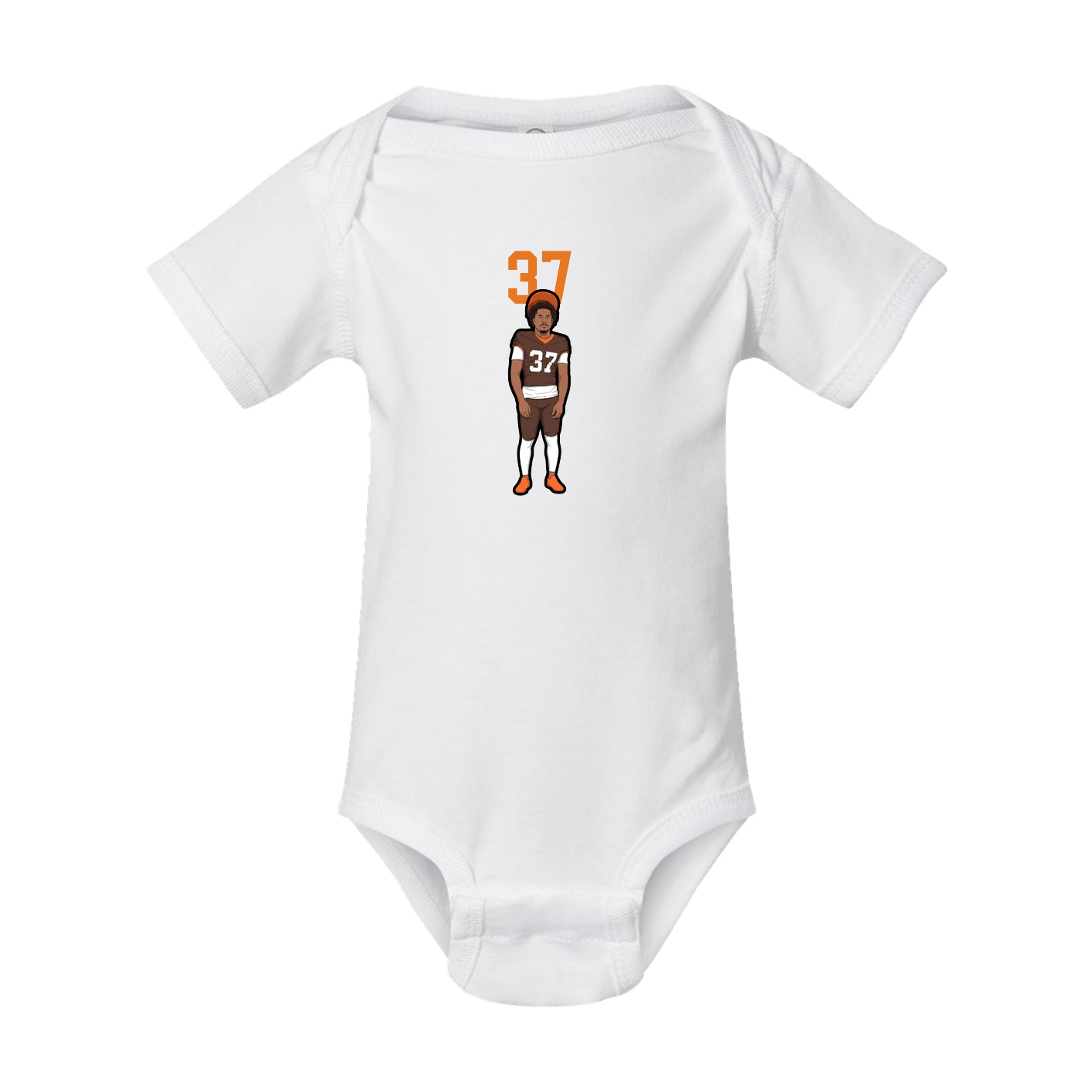 Baby Onesie — Number Top in White