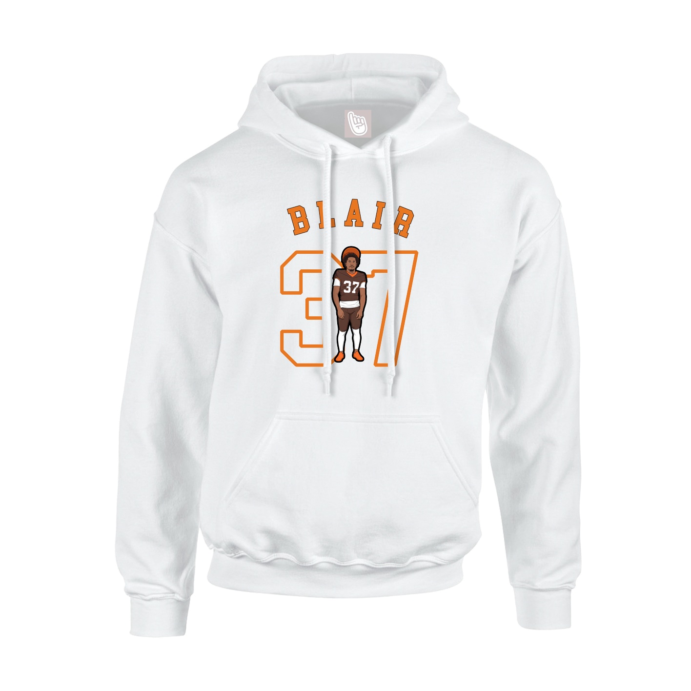 Youth Hoodie — Shirsey Arch in White