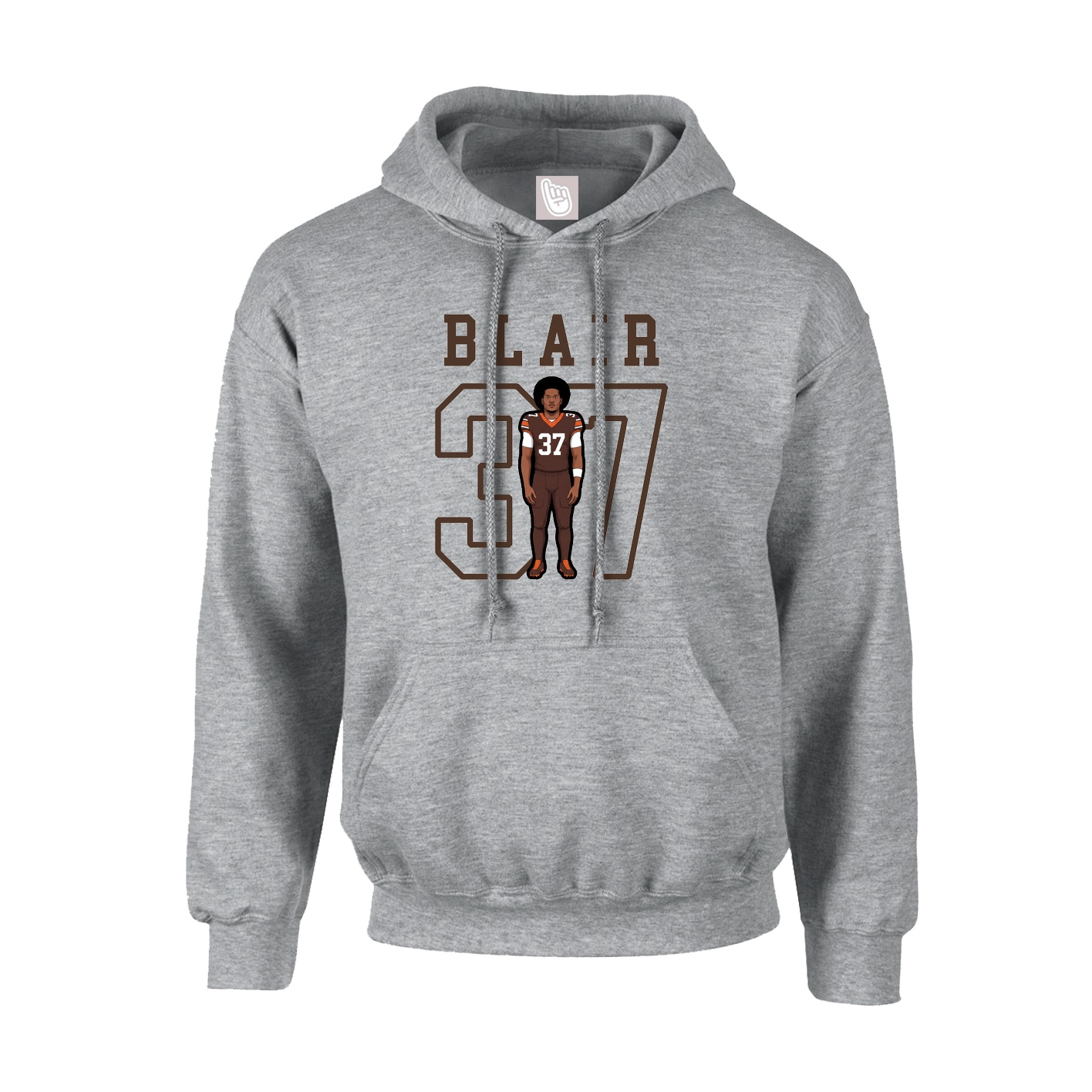 Hoodie — Shirsey in Grey
