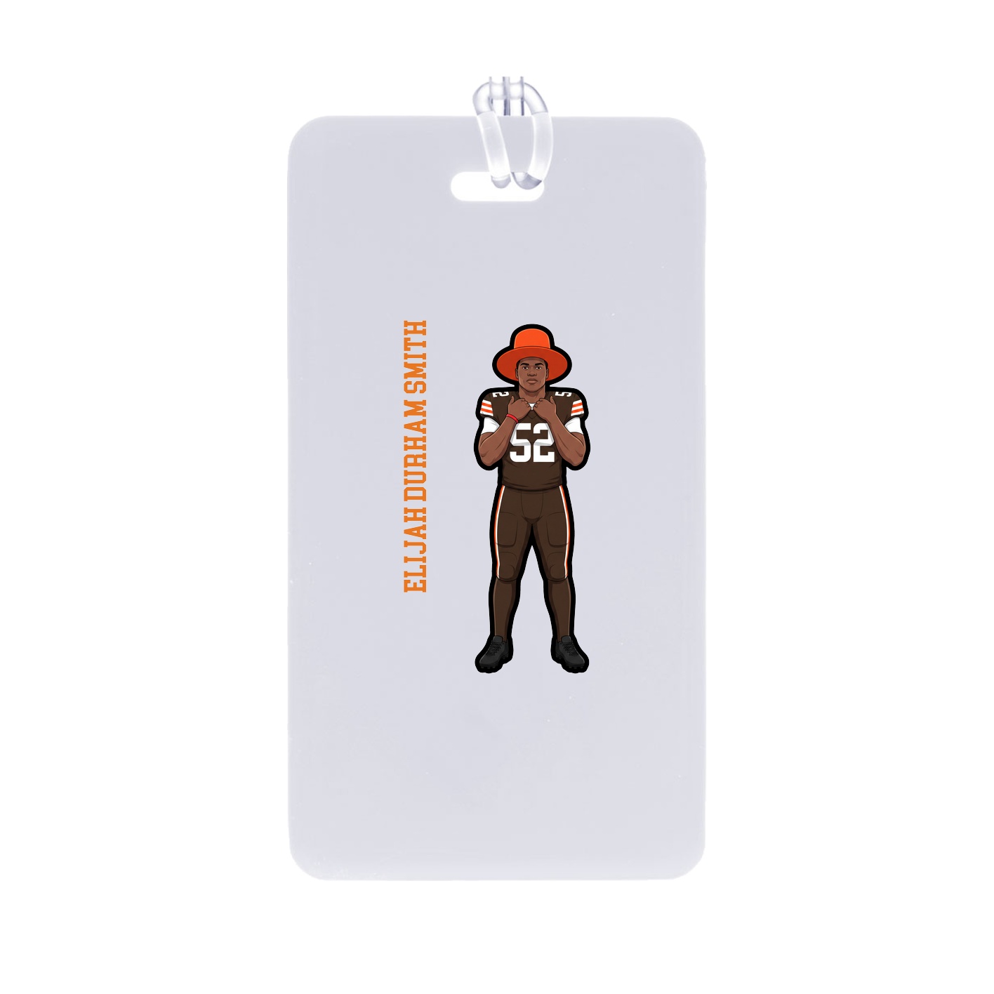 Bag Tag — Name Vertical in Classic