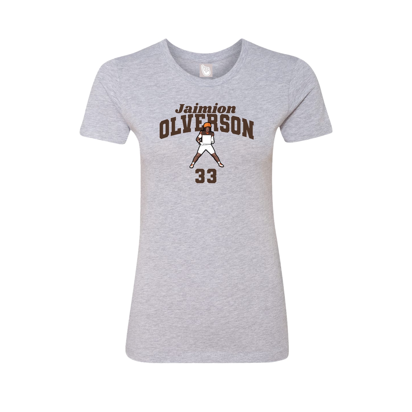 Womens Tee — Signature Arch in Grey