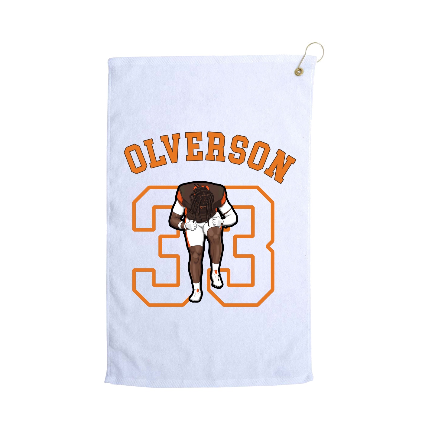 Golf Towel — Shirsey Arch in White
