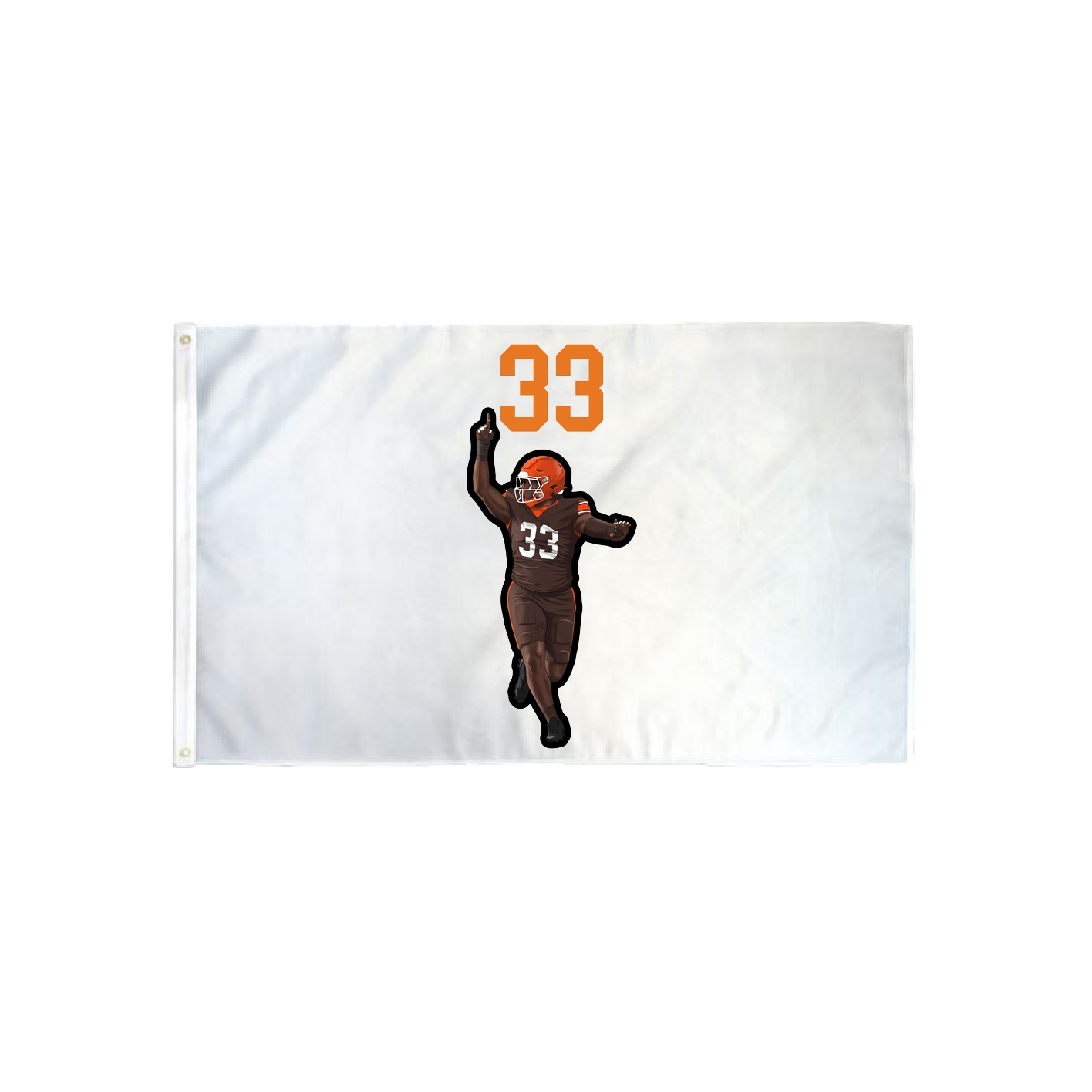 3x5 Flag — Number Top in Classic