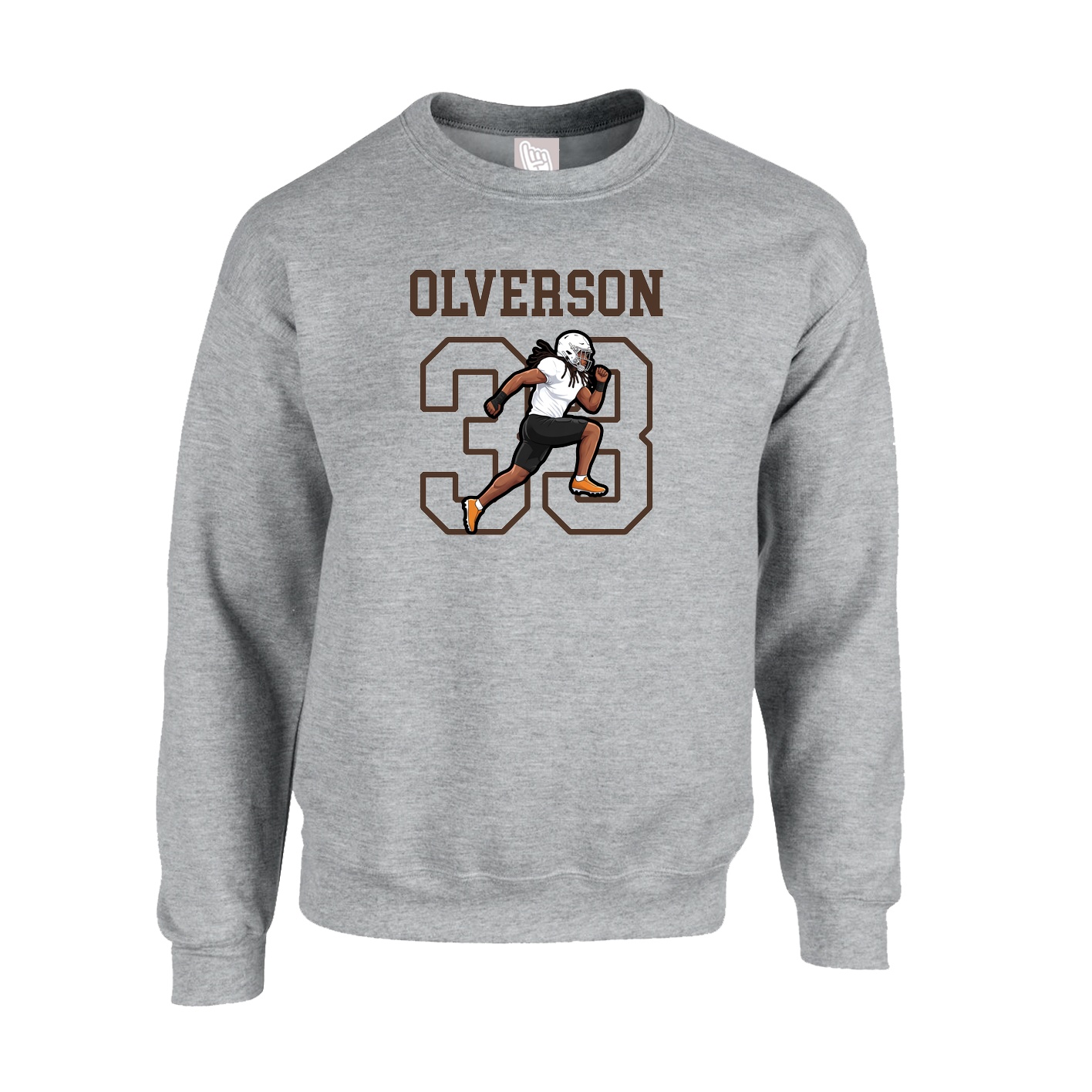 Fleece Crew — Shirsey in Grey
