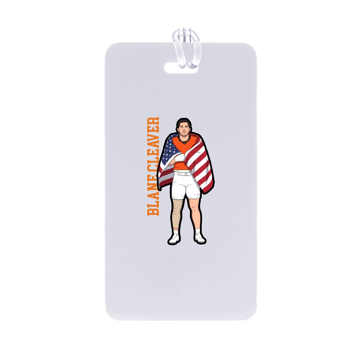Bag Tag — Name Vertical in Classic
