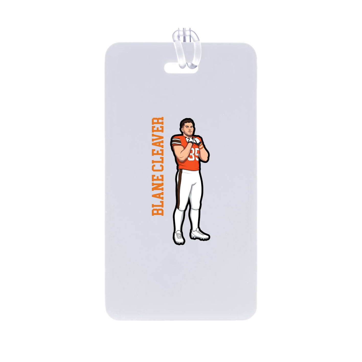 Bag Tag — Name Vertical in Classic