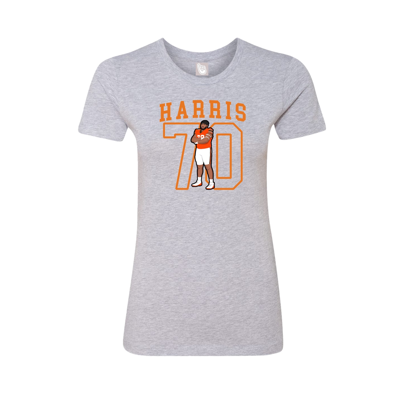Fitted Women's Tee — Shirsey in Grey