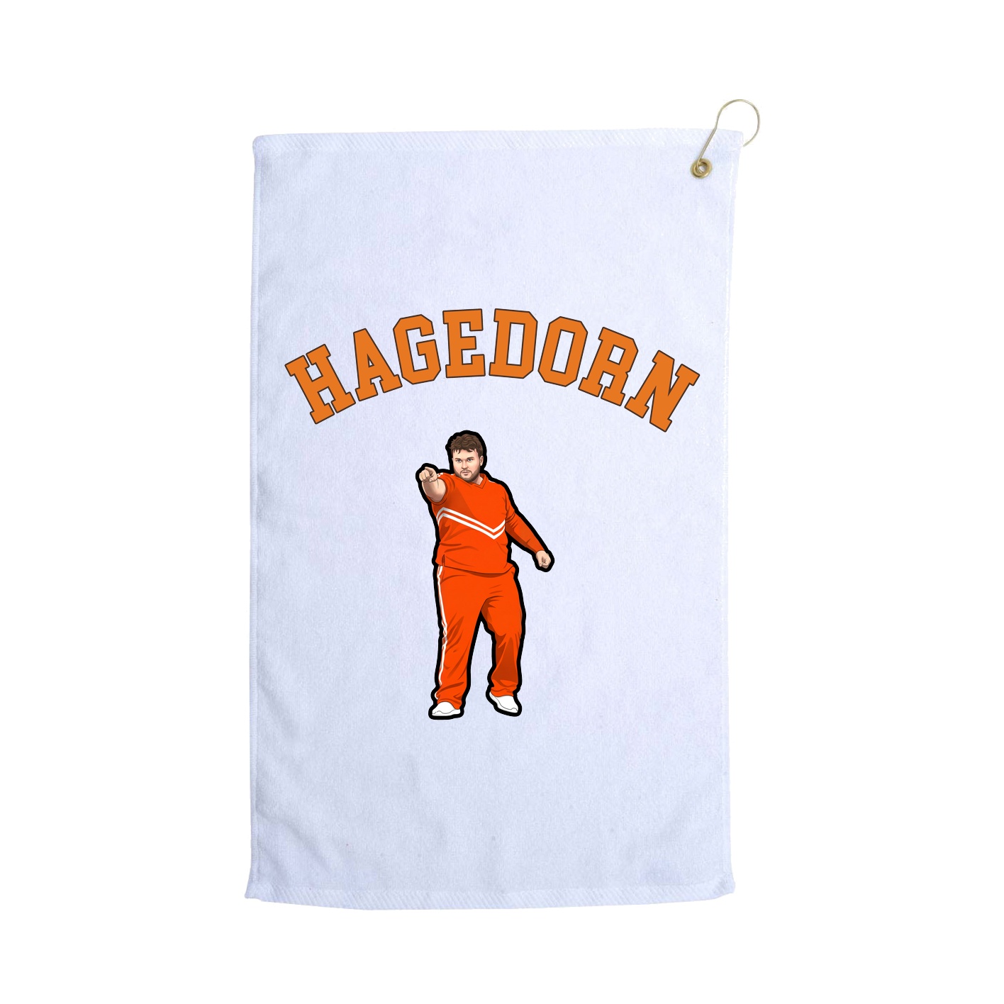 Golf Towel — Shirsey Arch in White