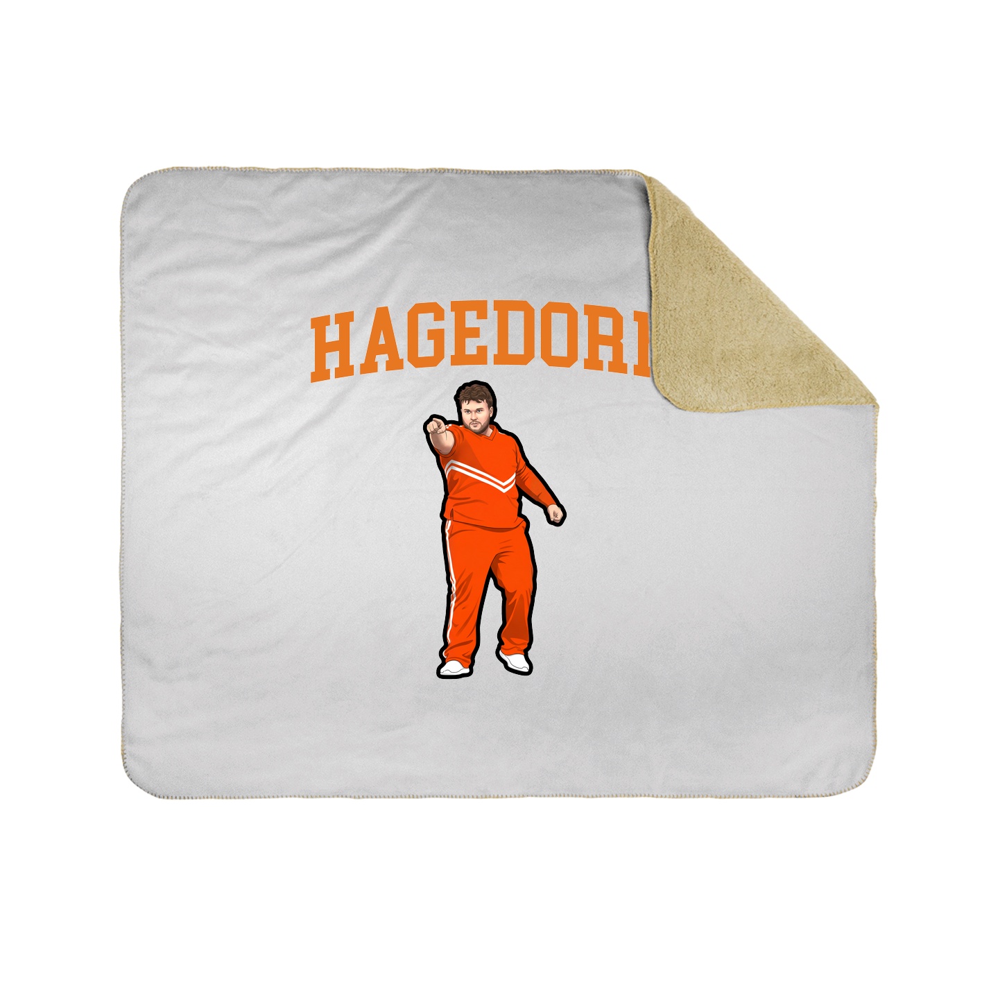 Throw Blanket — Shirsey in White