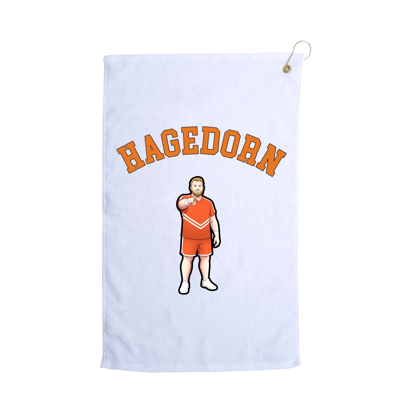 Golf Towel — Shirsey Arch in White