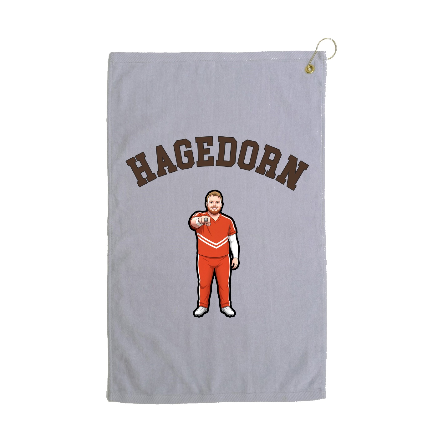 Golf Towel — Shirsey Arch in Grey