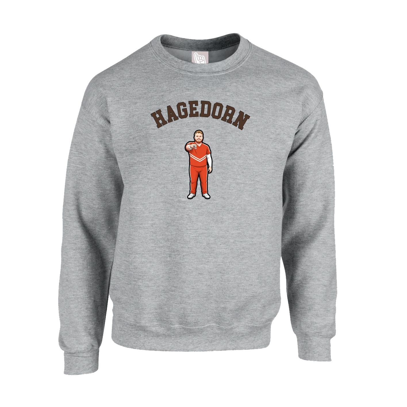 Fleece Crew — Shirsey Arch in Grey