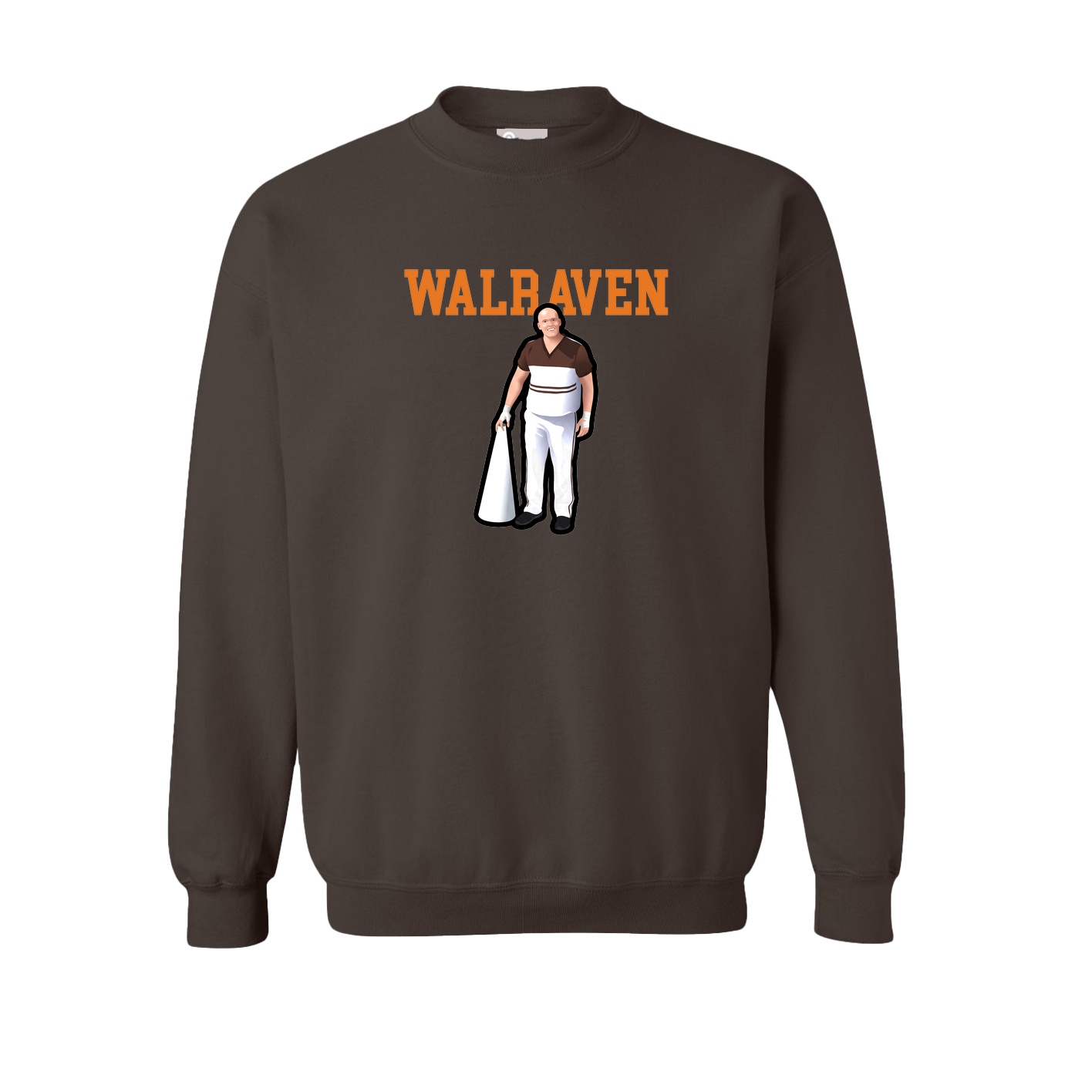 Fleece Crew — Shirsey in Brown