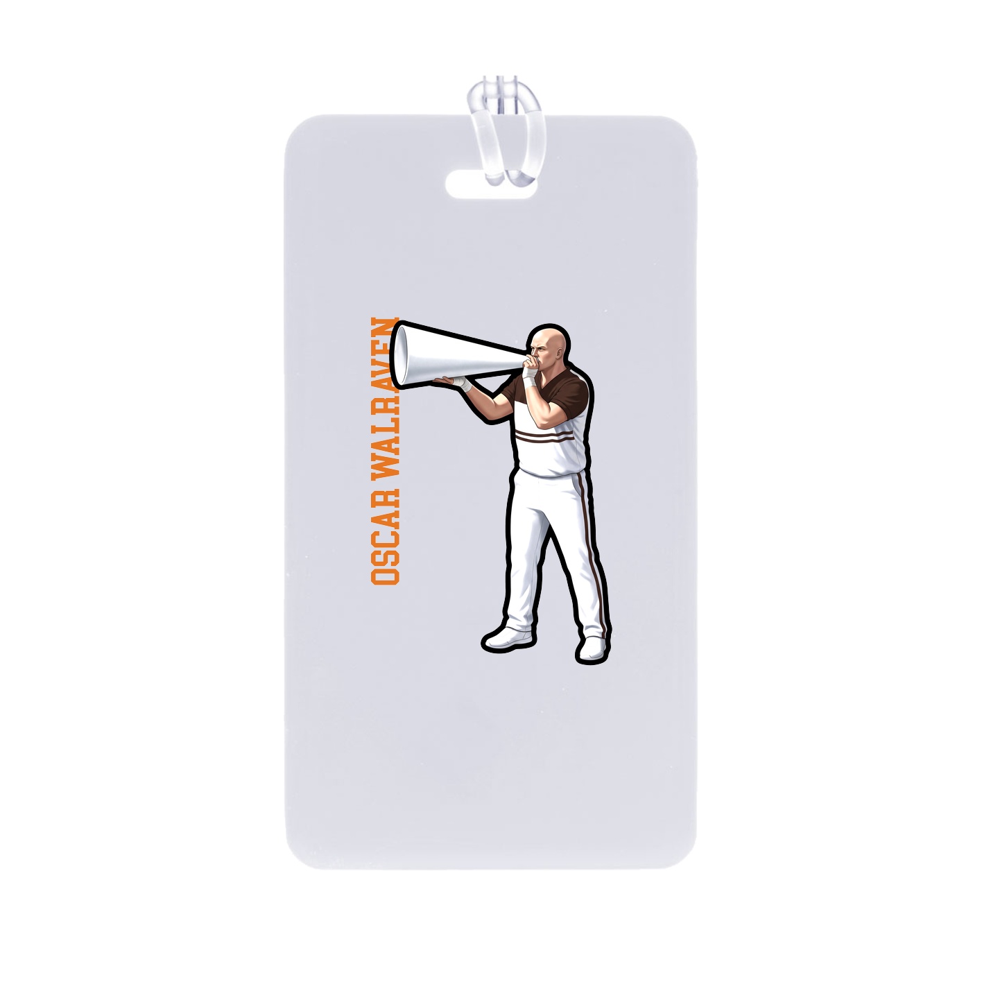Bag Tag — Name Vertical in Classic