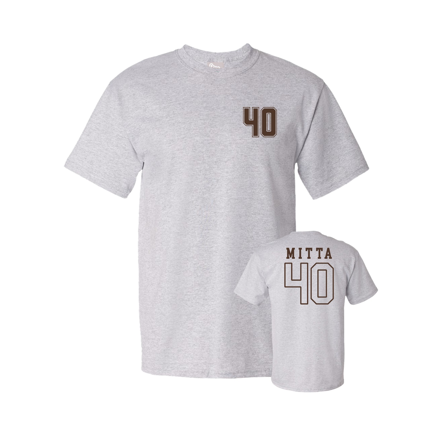 Tee — Chest Back in Grey