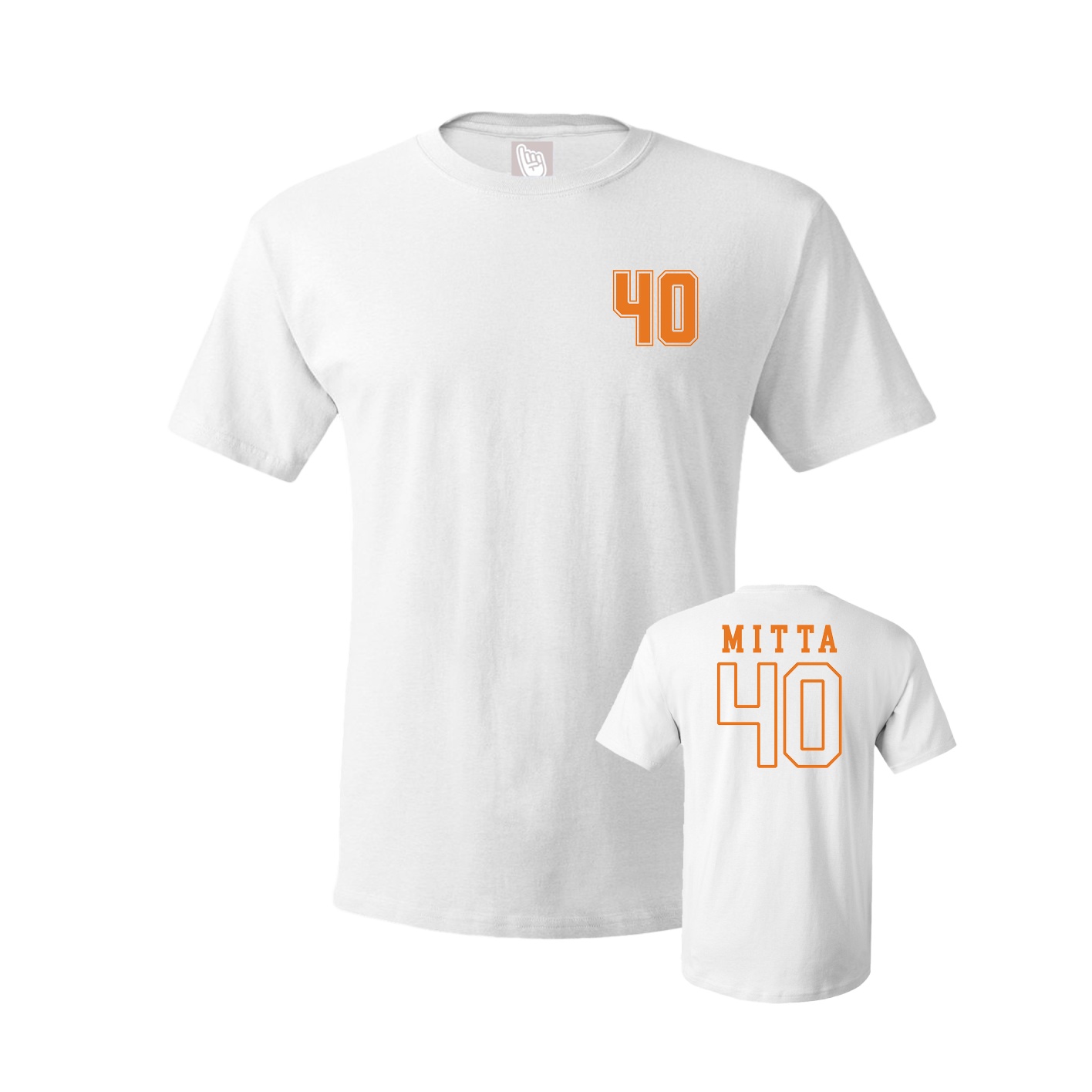 Tee — Chest Back in White