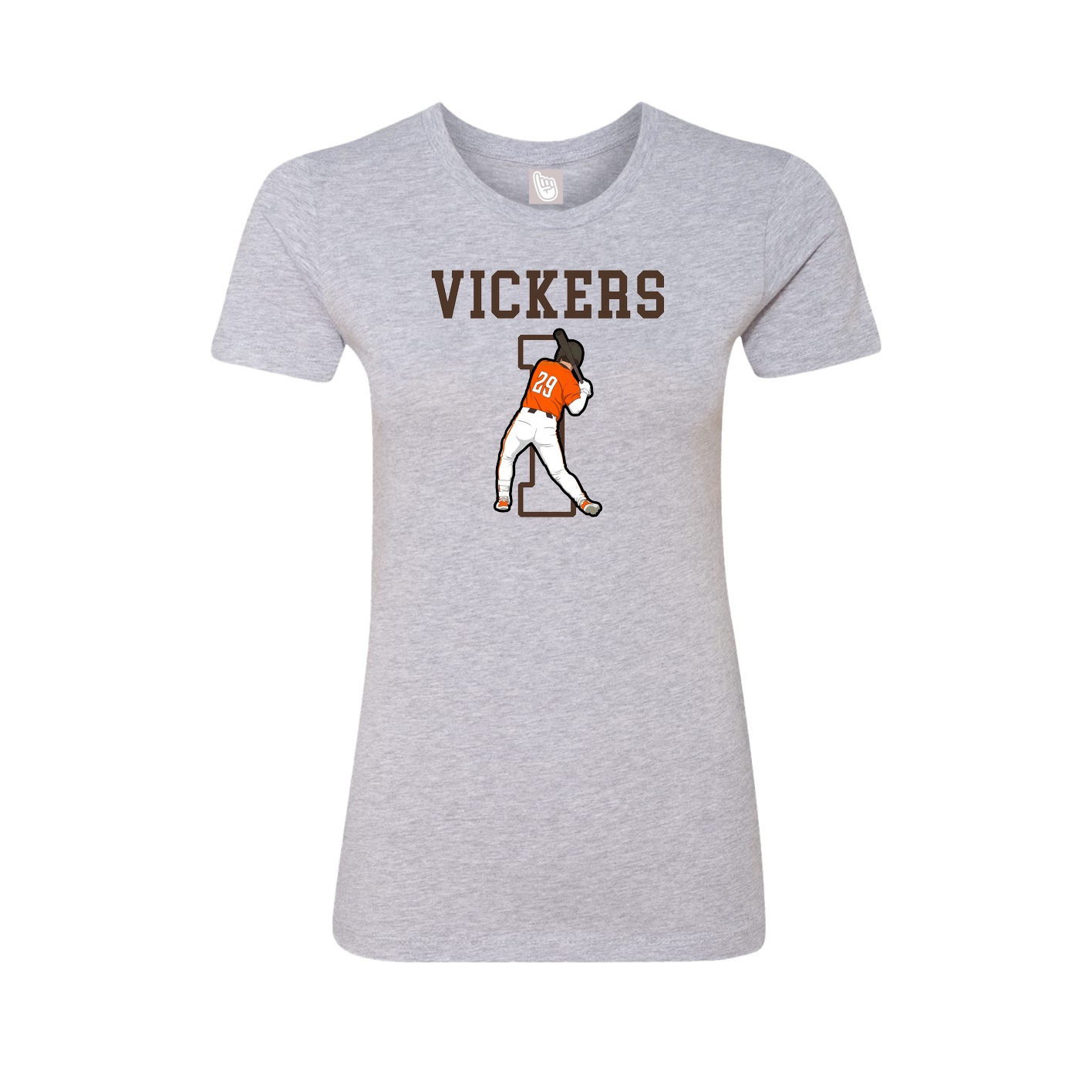 Fitted Women's Tee — Shirsey in Grey