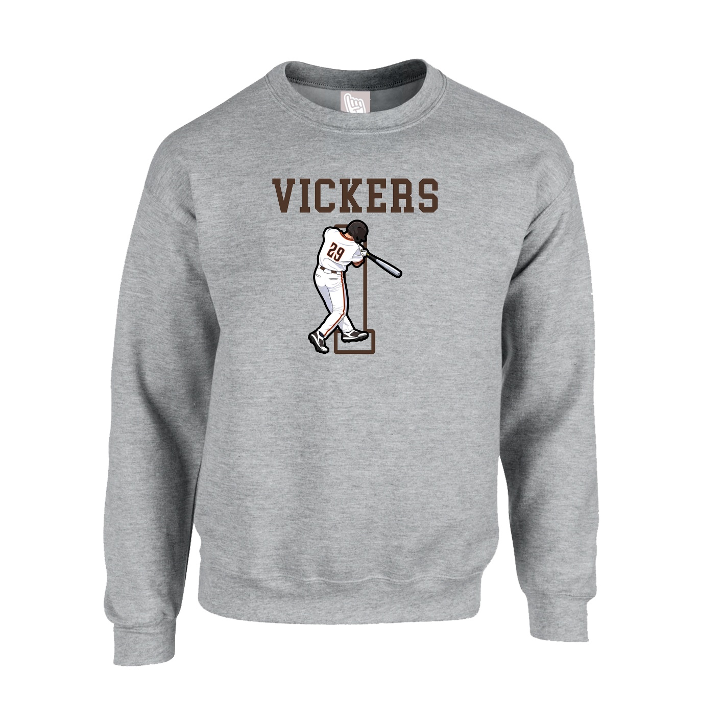 Fleece Crew — Shirsey in Grey