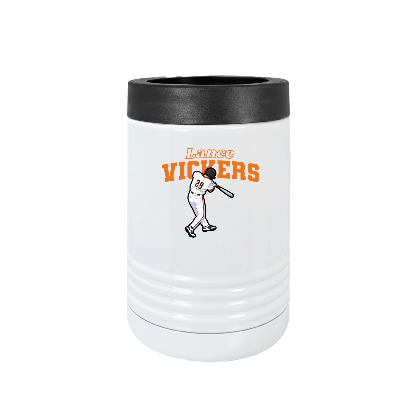 Beverage Holder — Name Arch in White