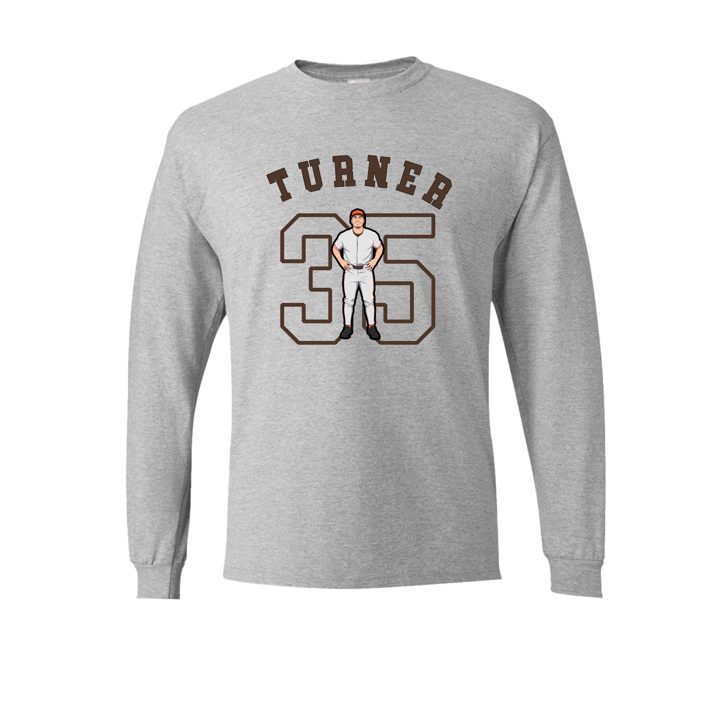 Long Sleeve Tee — Shirsey Arch in Grey