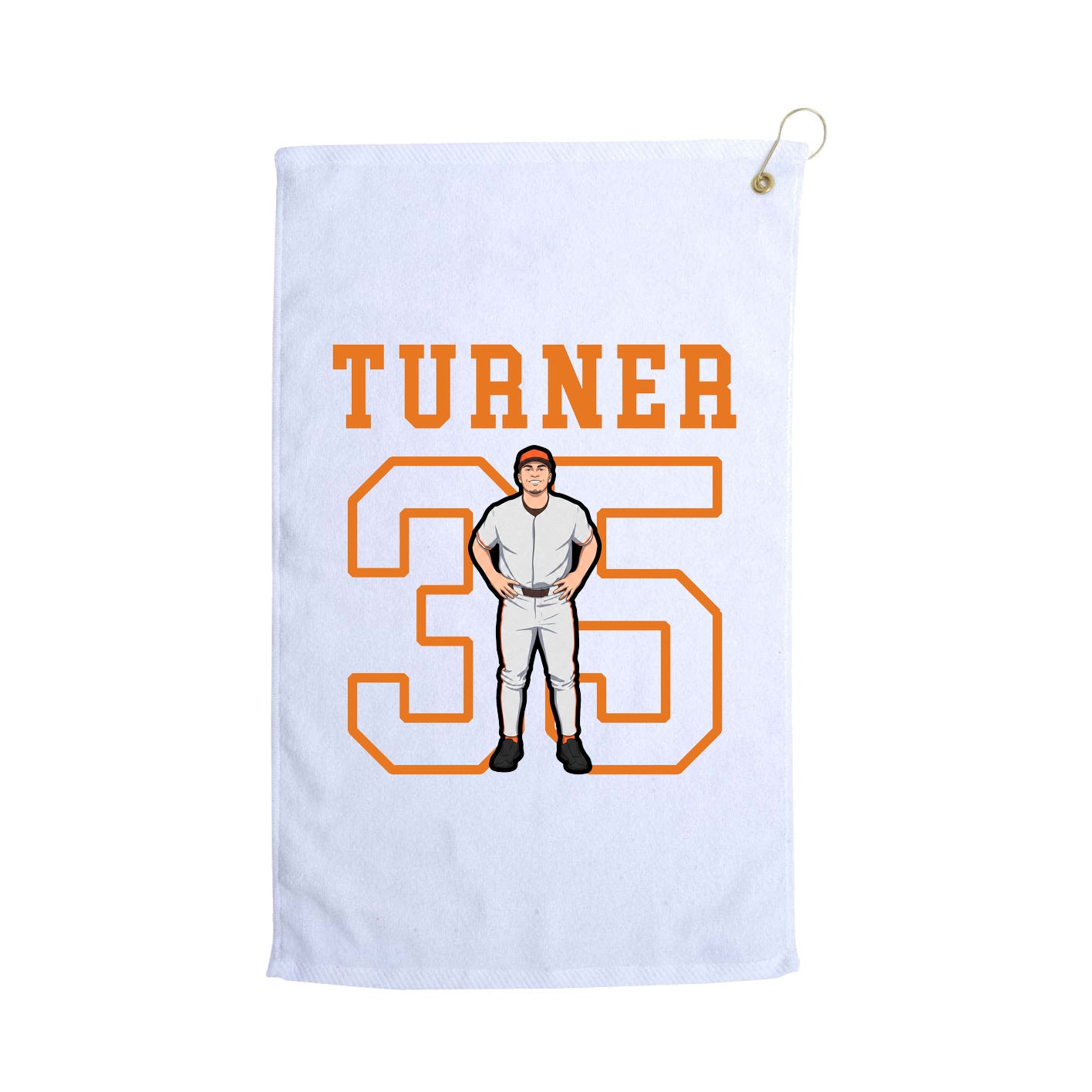 Golf Towel — Shirsey in White