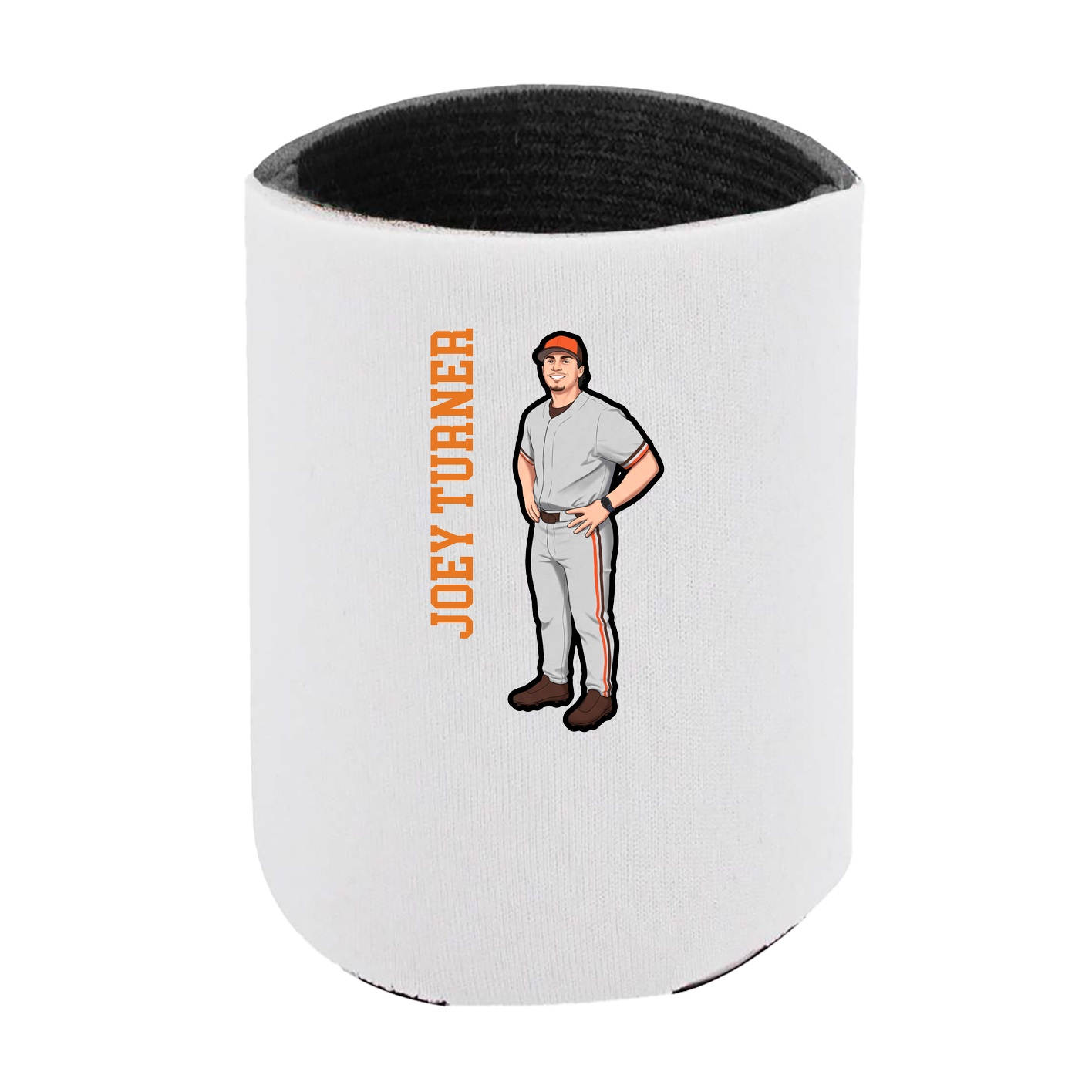 Can Holder — Name Vertical in White