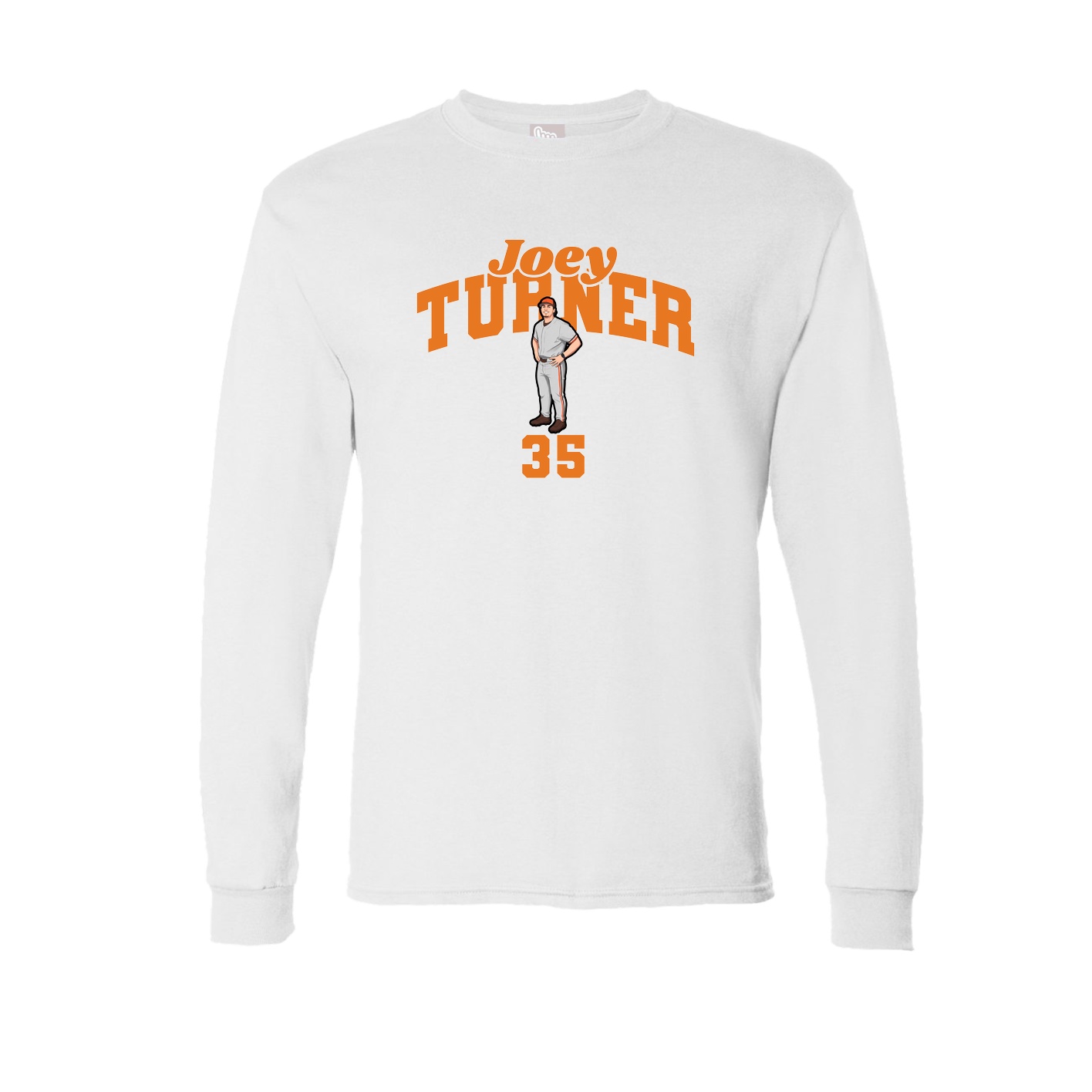 Long Sleeve Tee — Signature Arch in White