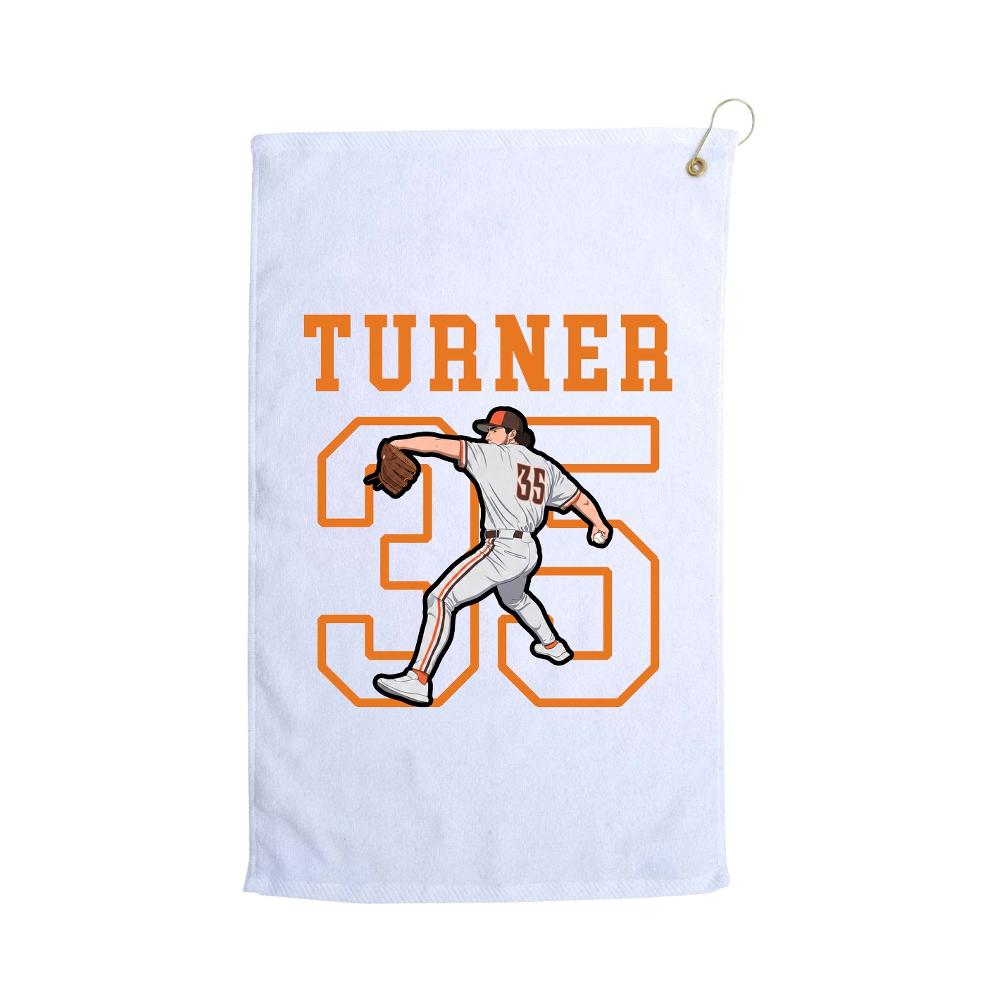 Golf Towel — Shirsey in White