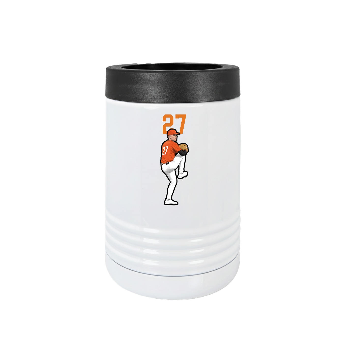 Beverage Holder — Number Top in White