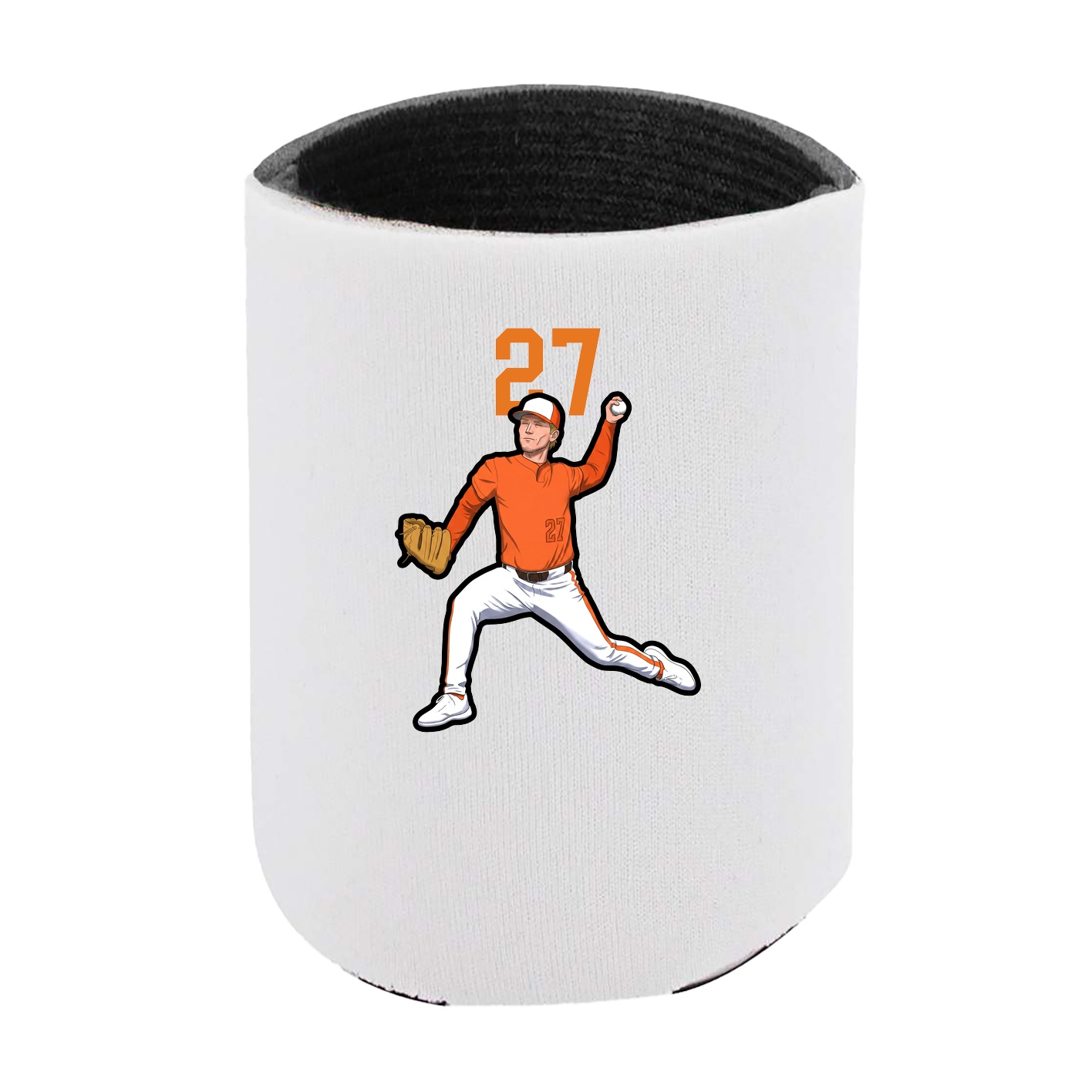 Can Holder — Number Top in White