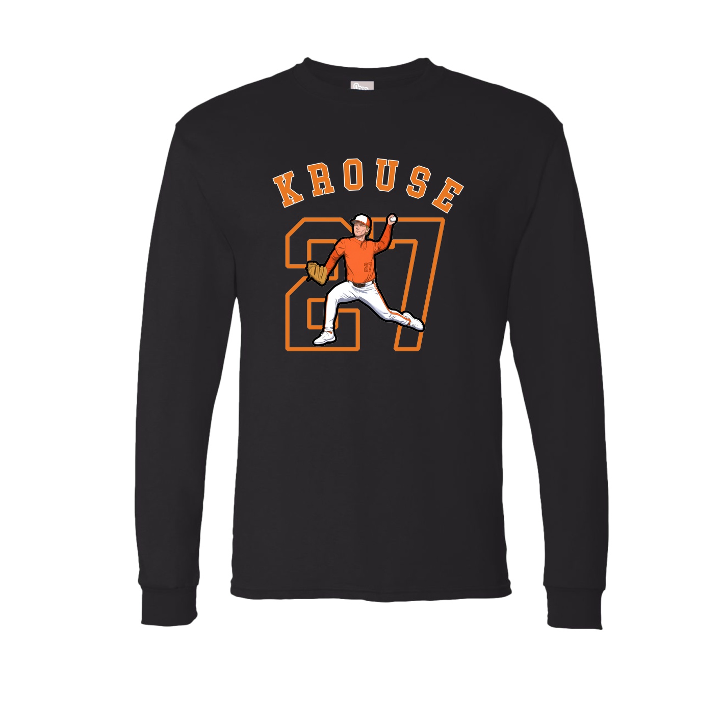 Long Sleeve Tee — Shirsey Arch in Black
