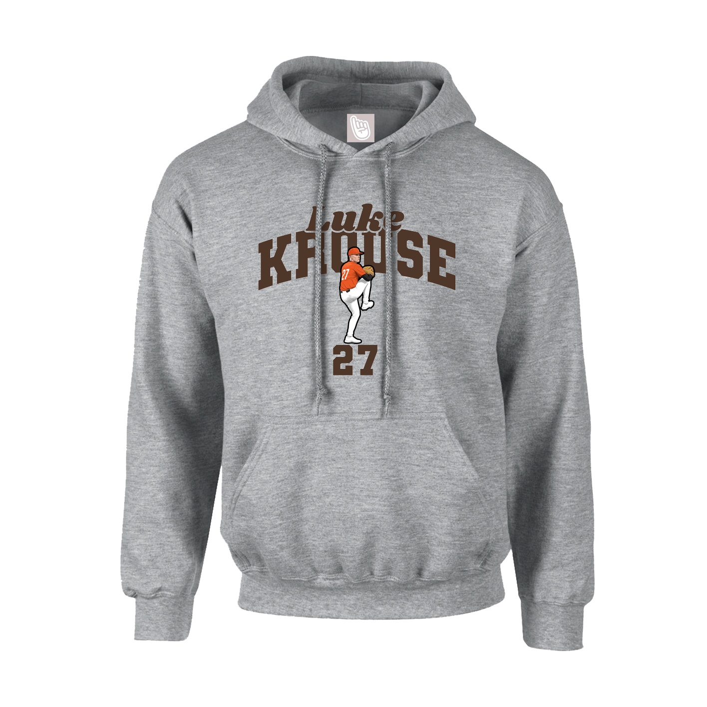 Hoodie — Signature Arch in Grey