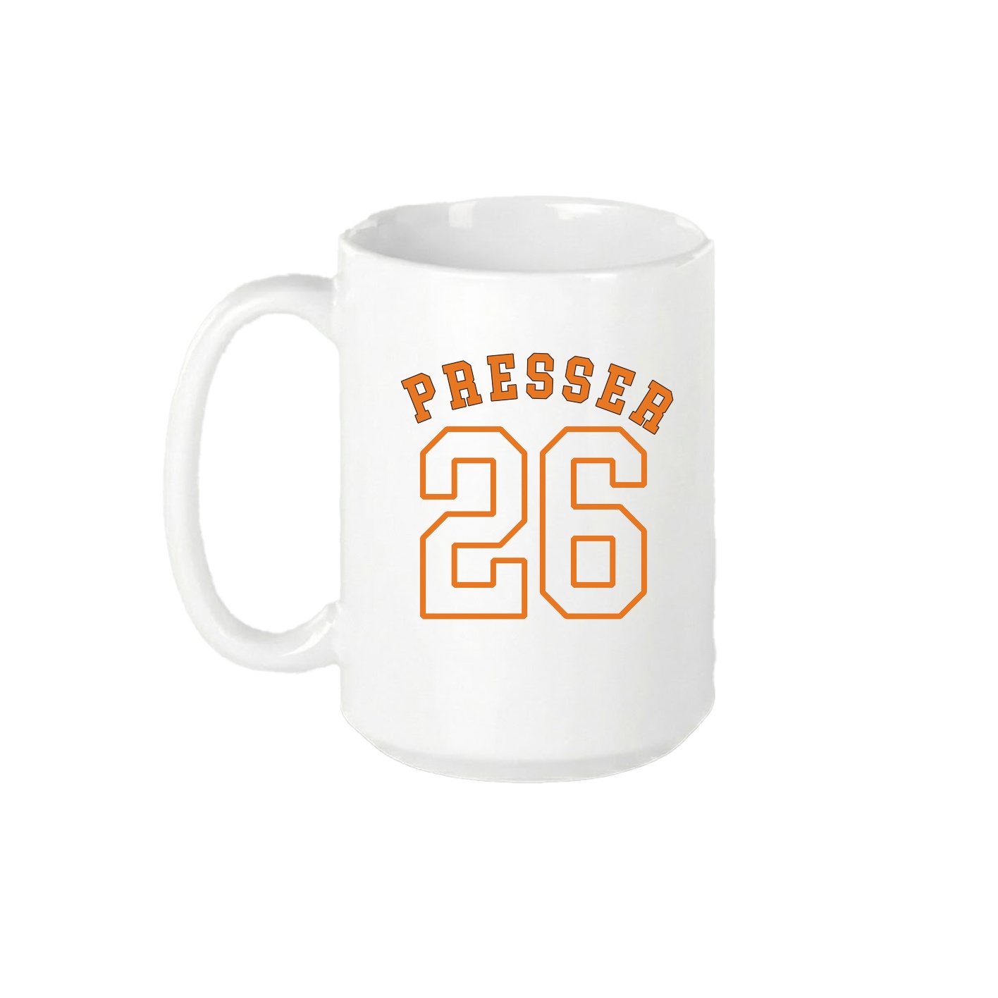 15oz Coffee Mug — Shirsey Arch in White