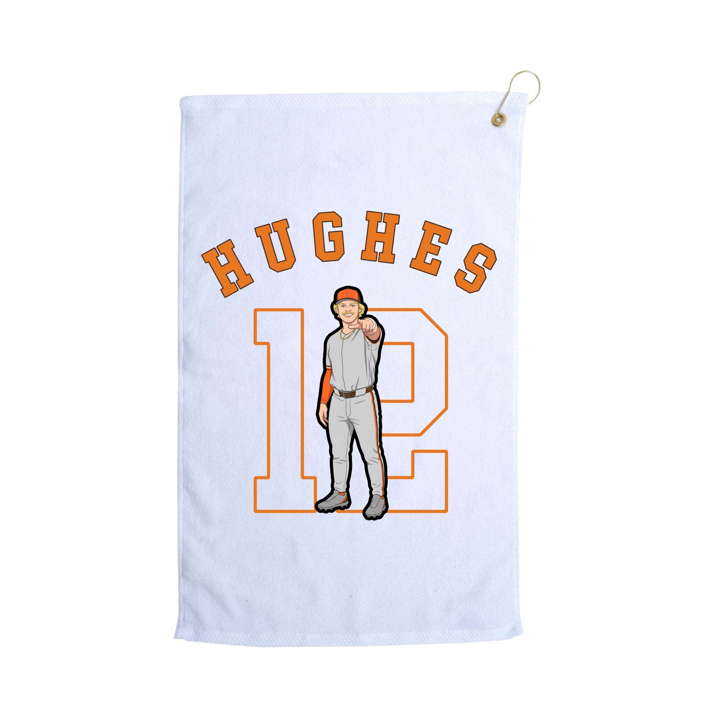 Golf Towel — Shirsey Arch in White