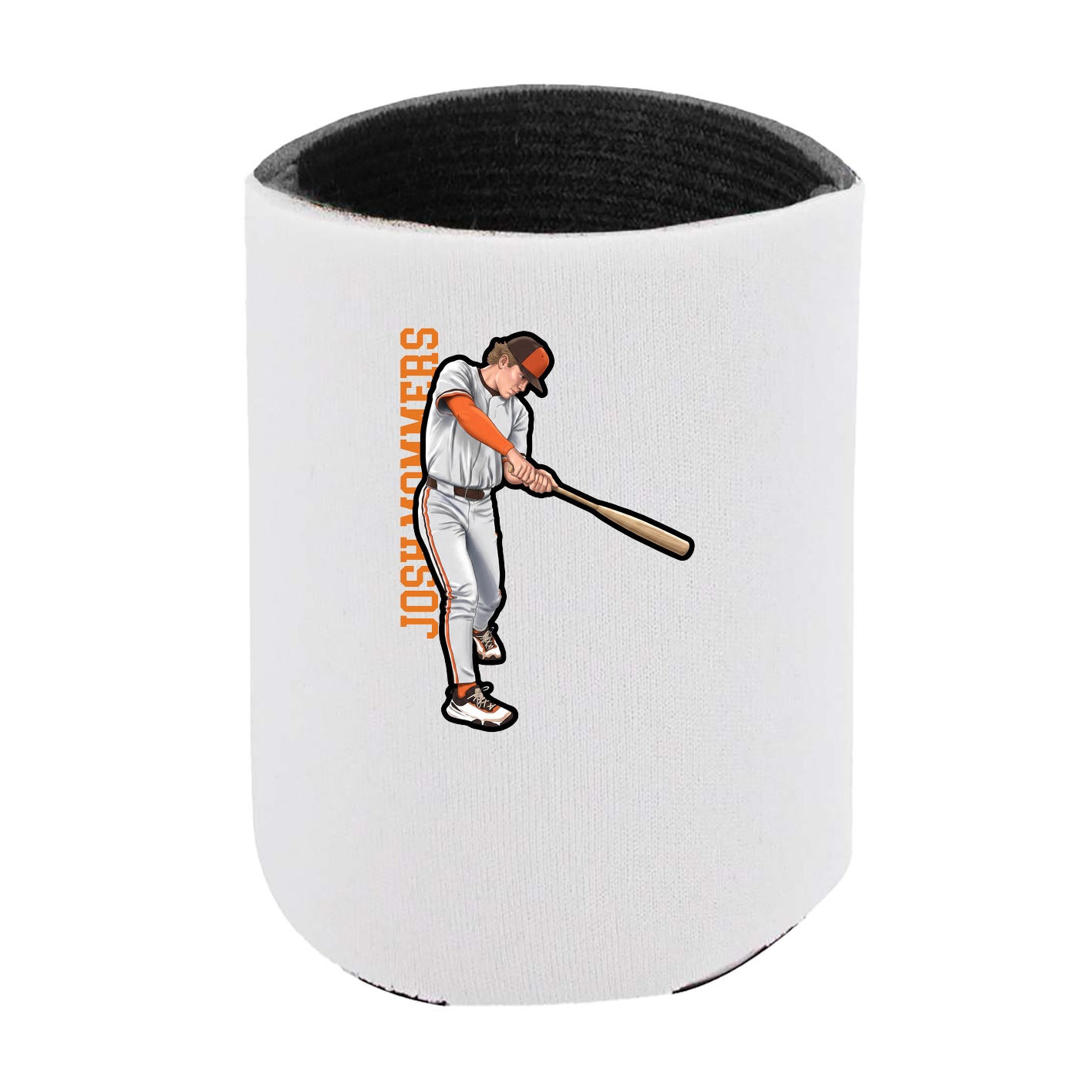 Can Holder — Name Vertical in White