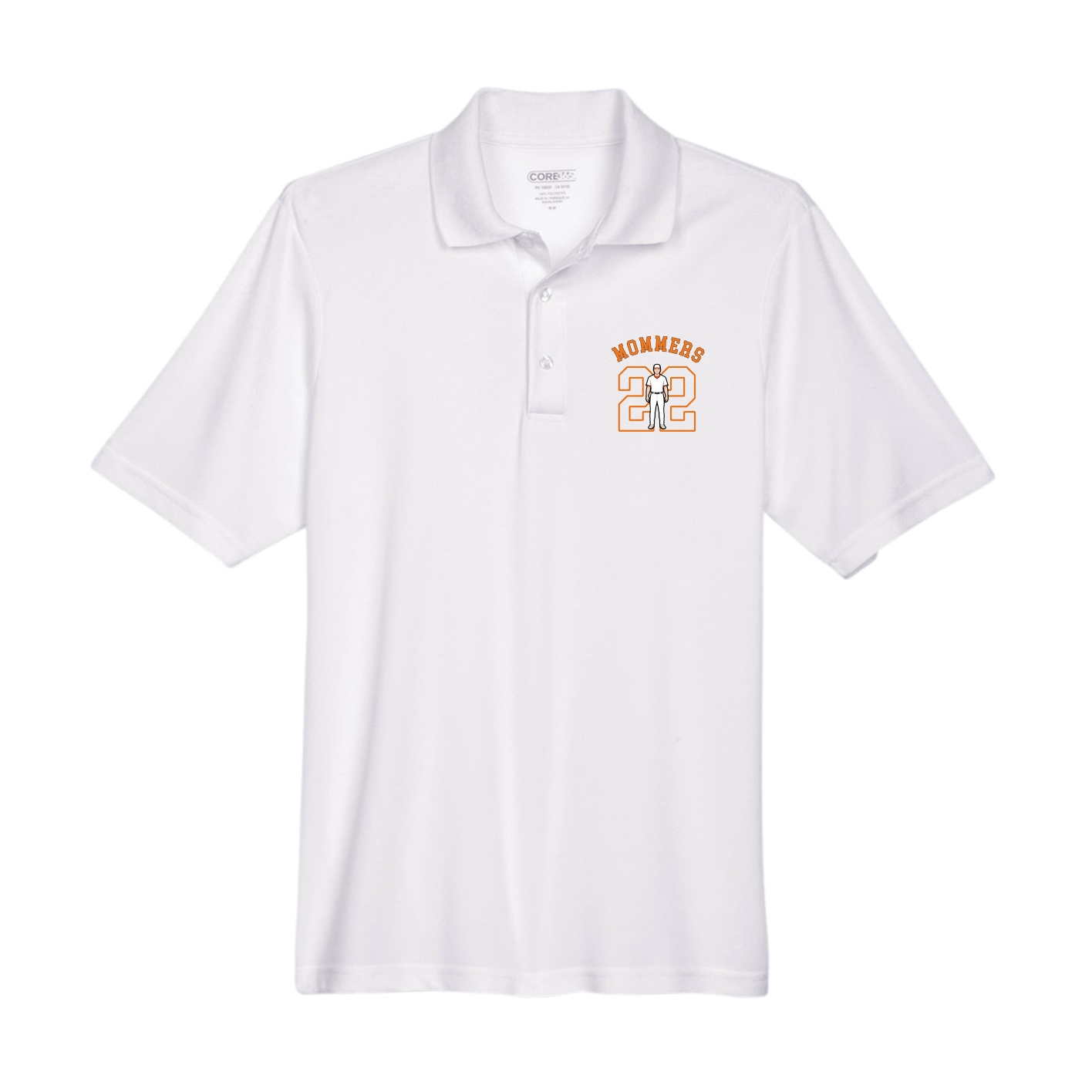 Performance Polo — Shirsey Arch in White