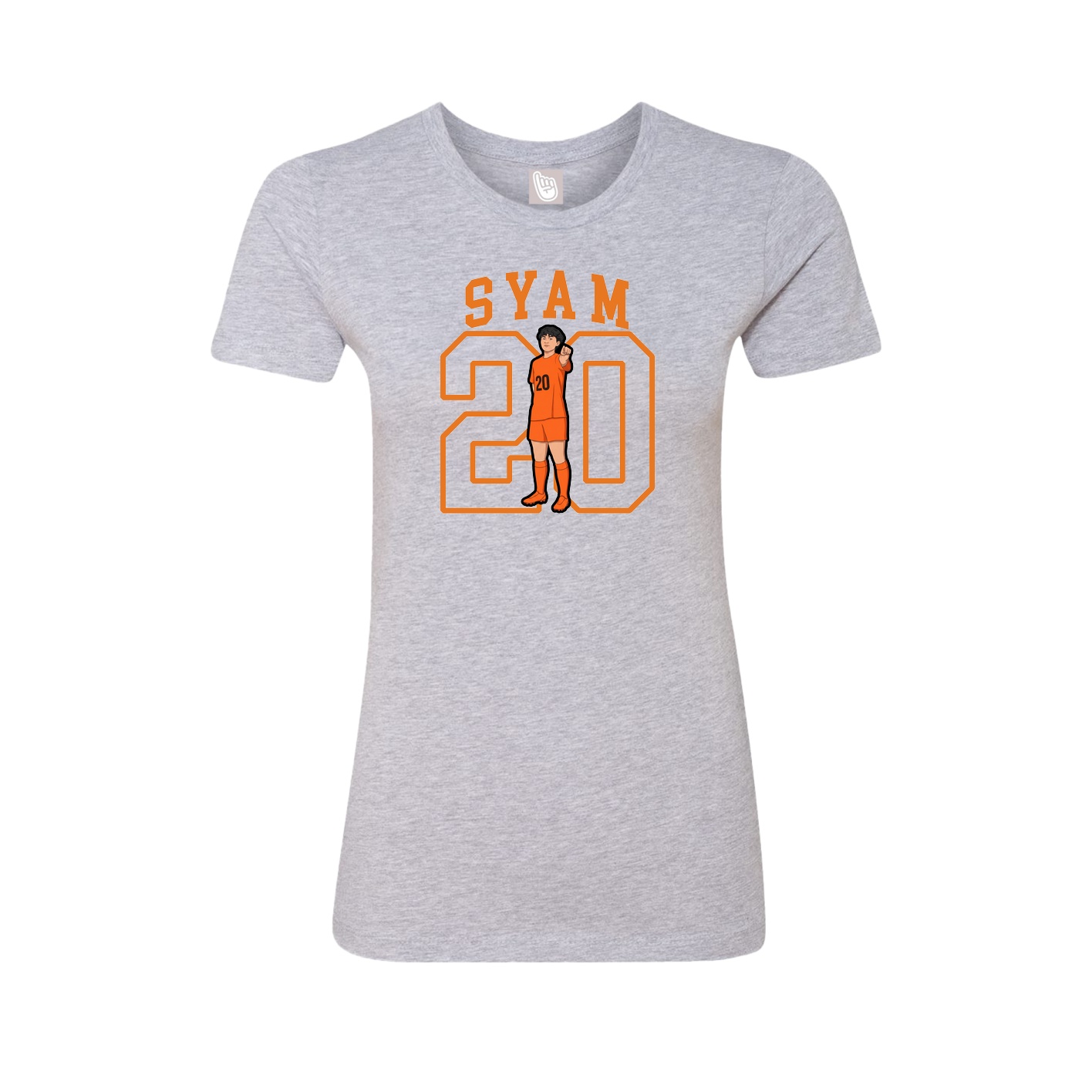 Fitted Women's Tee — Shirsey in Grey